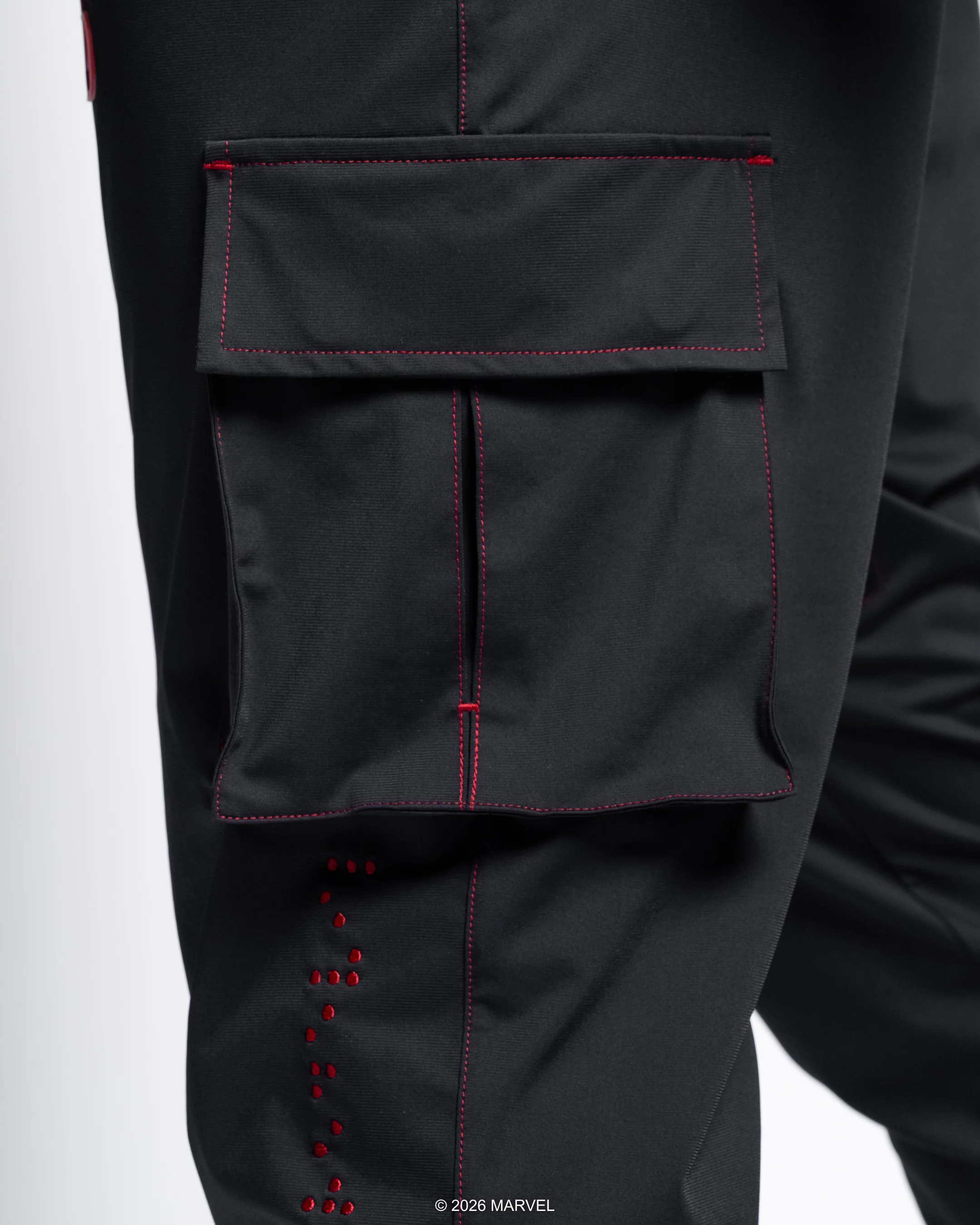DAREDEVIL Performance High Rib Cargo Stealth Joggers - Image 5