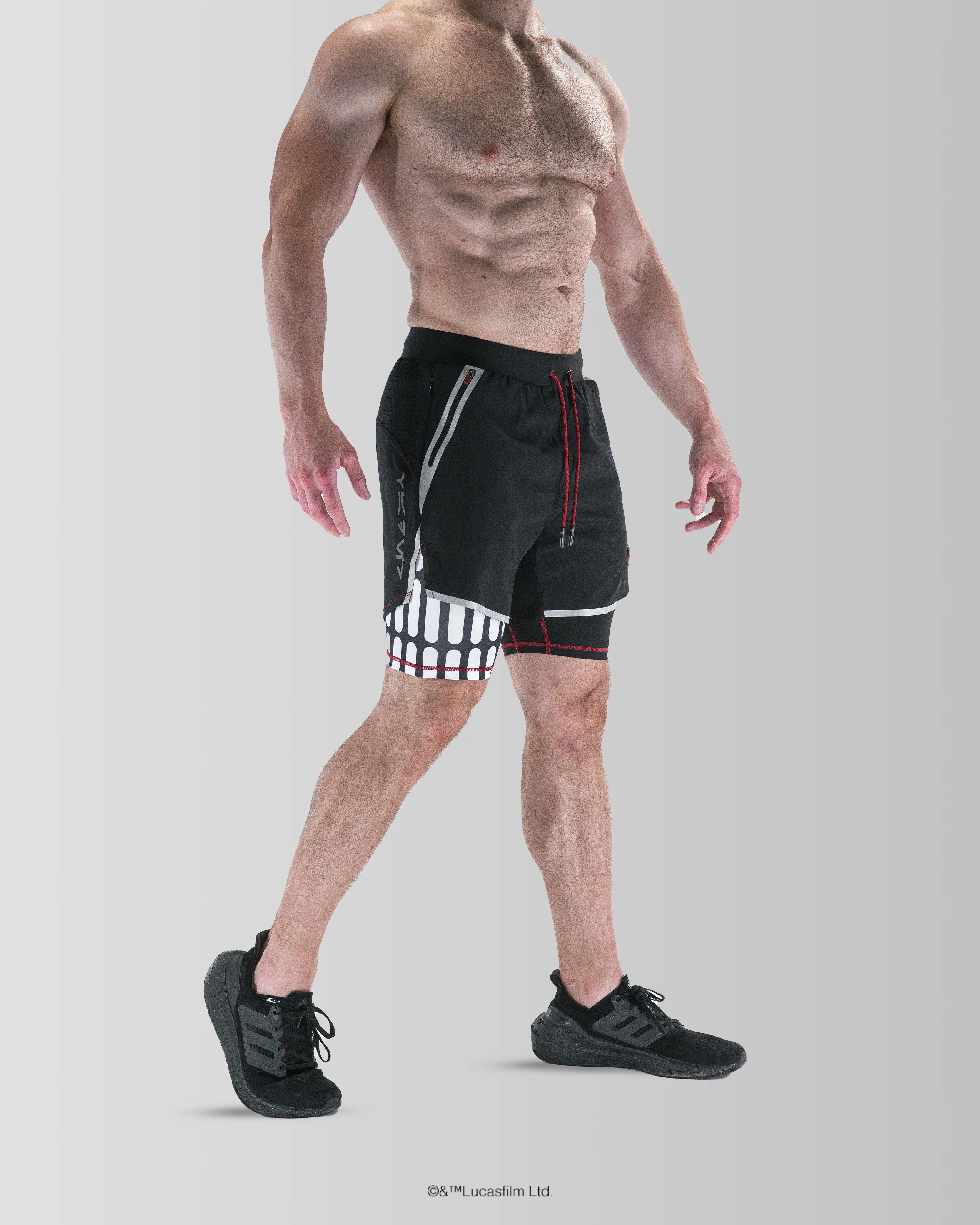 DARTH VADER Death Star Performance 7" Liner Shorts - Image 9