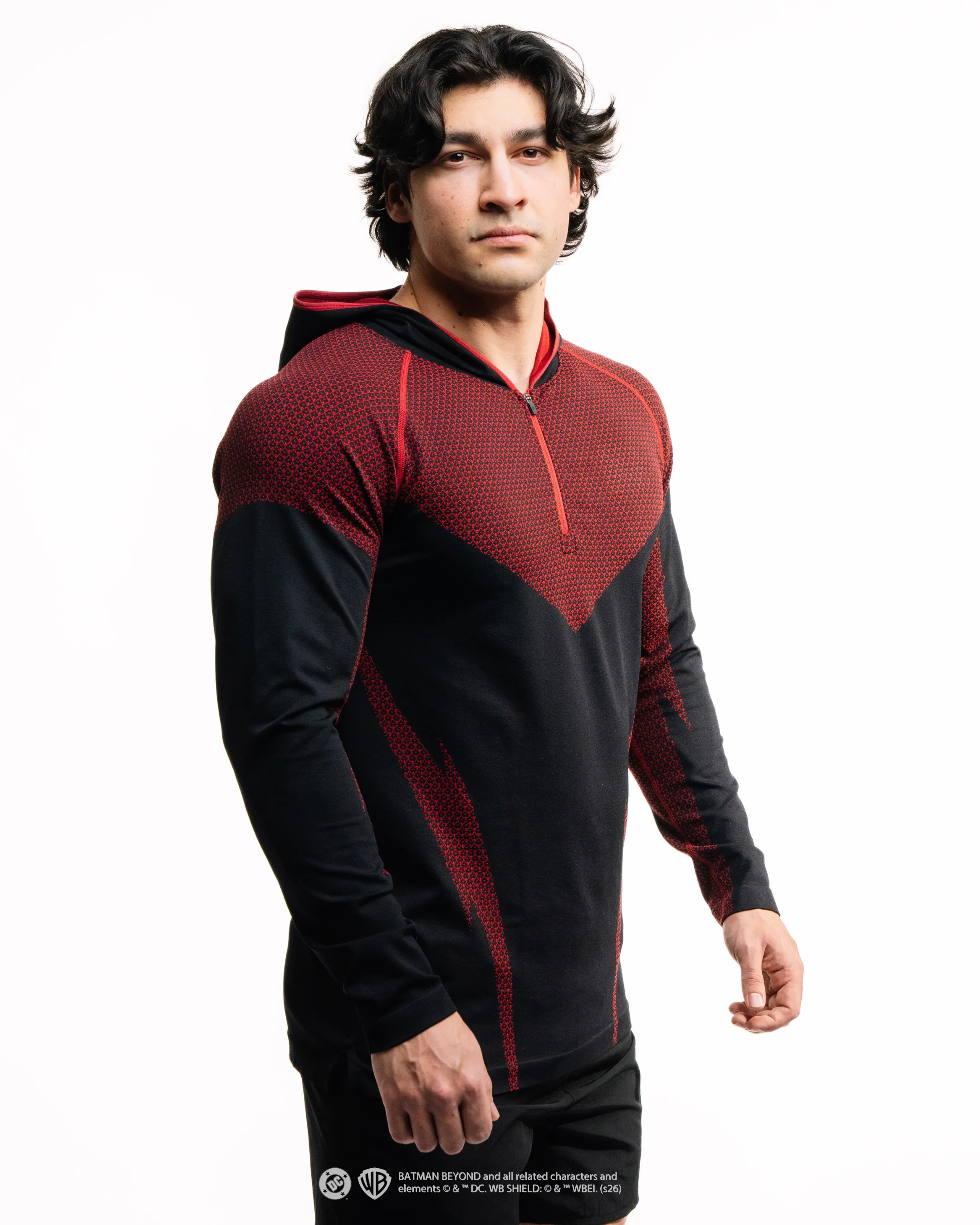 BATMAN⢠BEYOND Super Suit⢠Compression Pullover Hoodie - Image 13