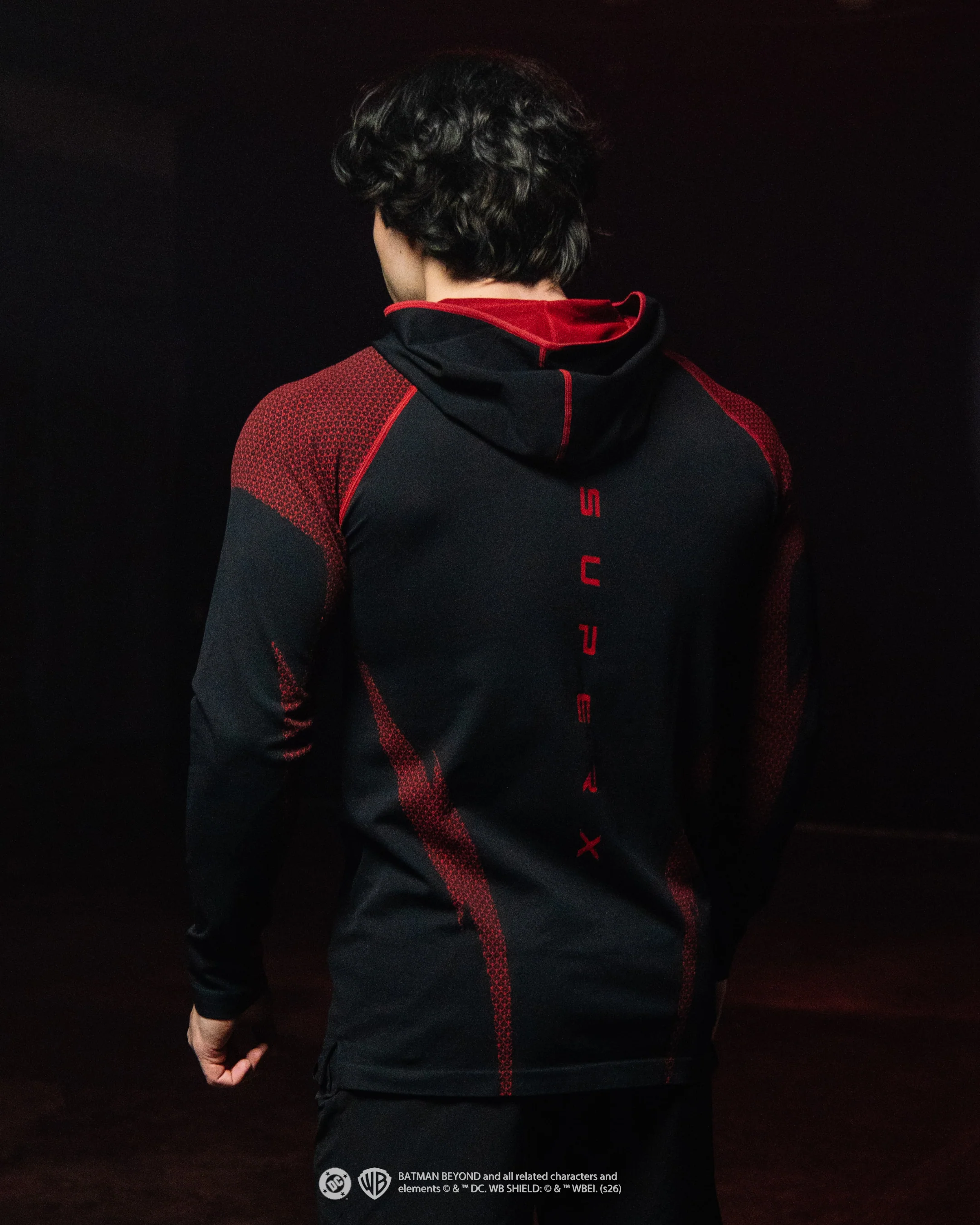 BATMAN⢠BEYOND Super Suit⢠Compression Pullover Hoodie - Image 4