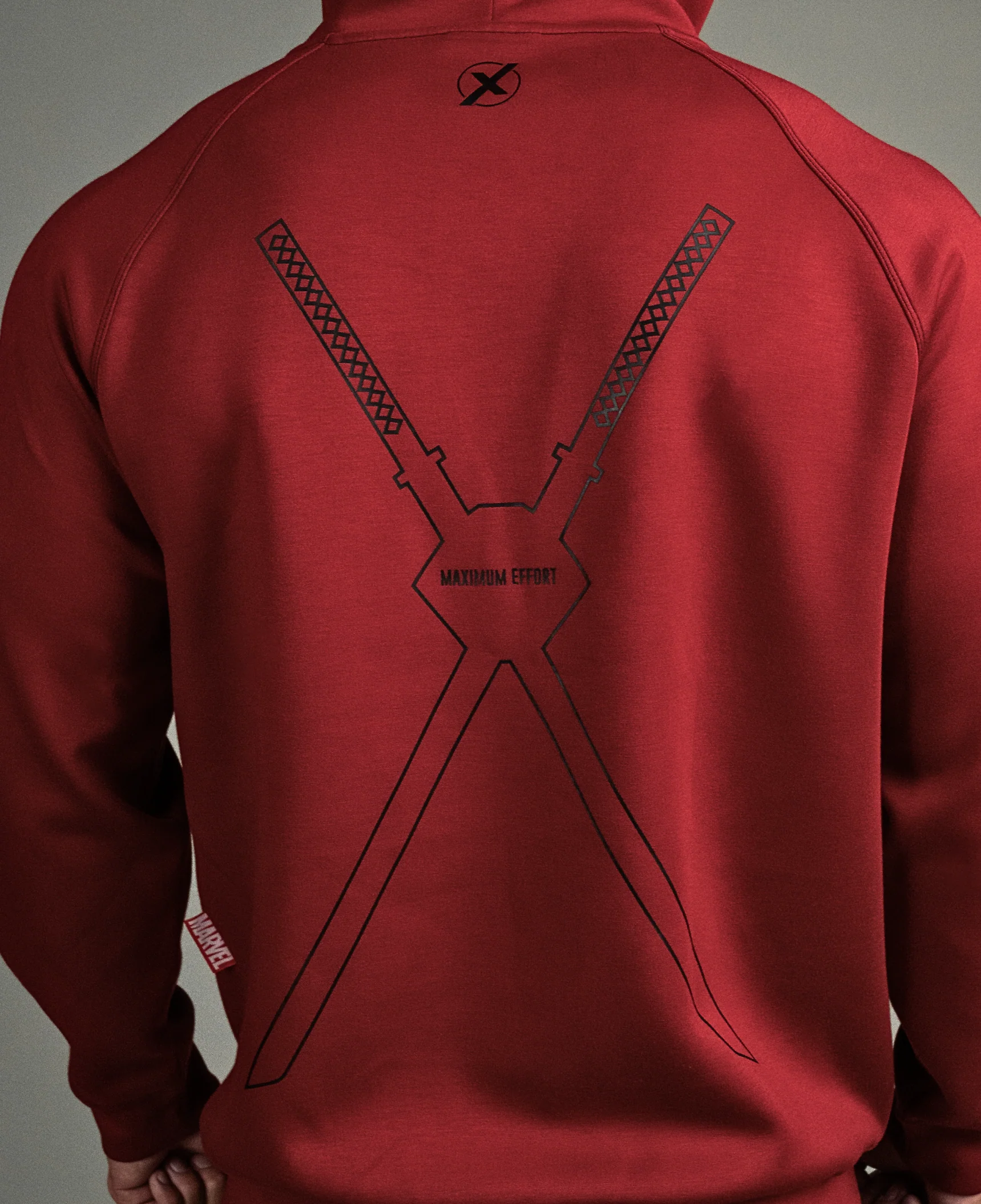 DEADPOOL Maximum Effort Pullover - Red - Image 5