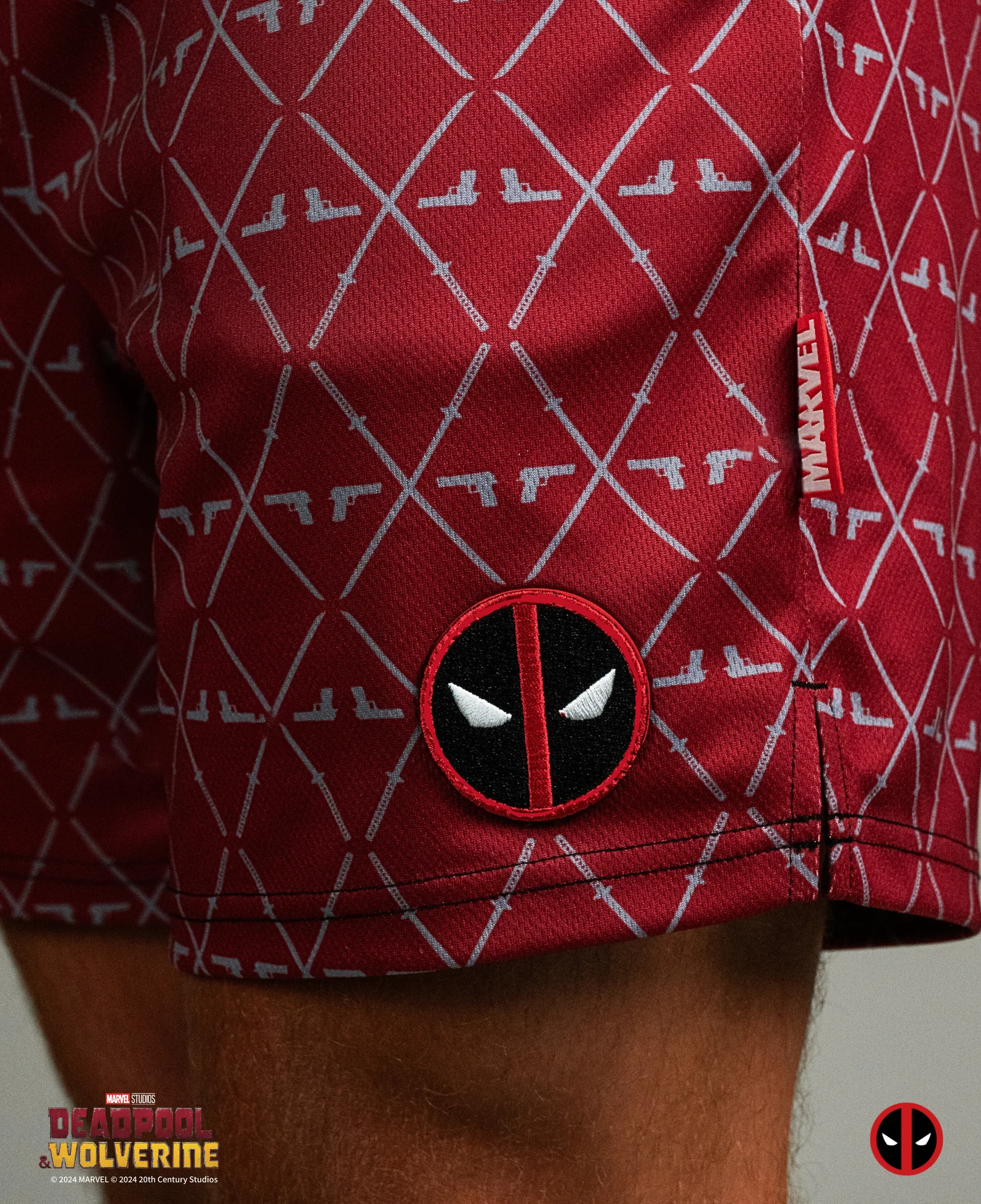 DEADPOOL Shorts - Red - Image 3
