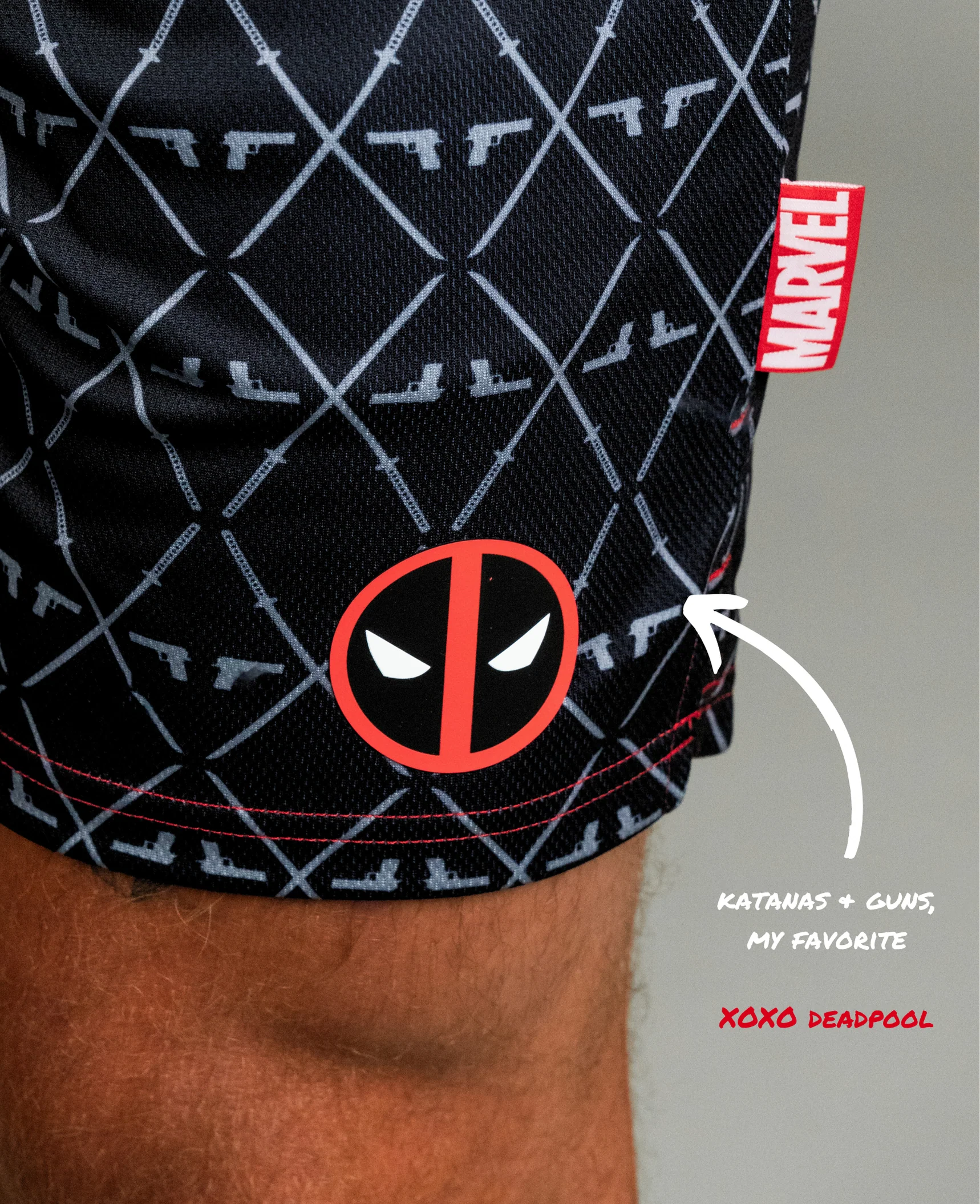 DEADPOOL Shorts - Black - Image 3
