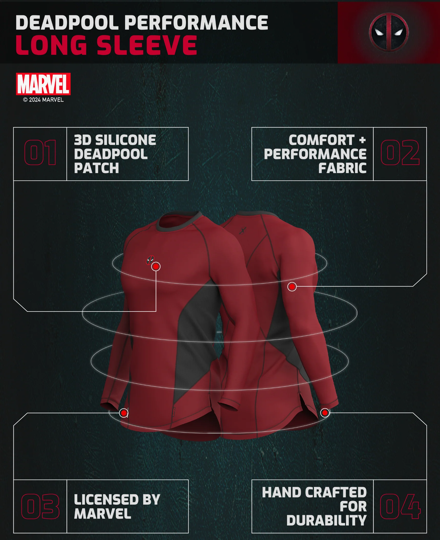 DEADPOOL Performance Longsleeve - Image 6