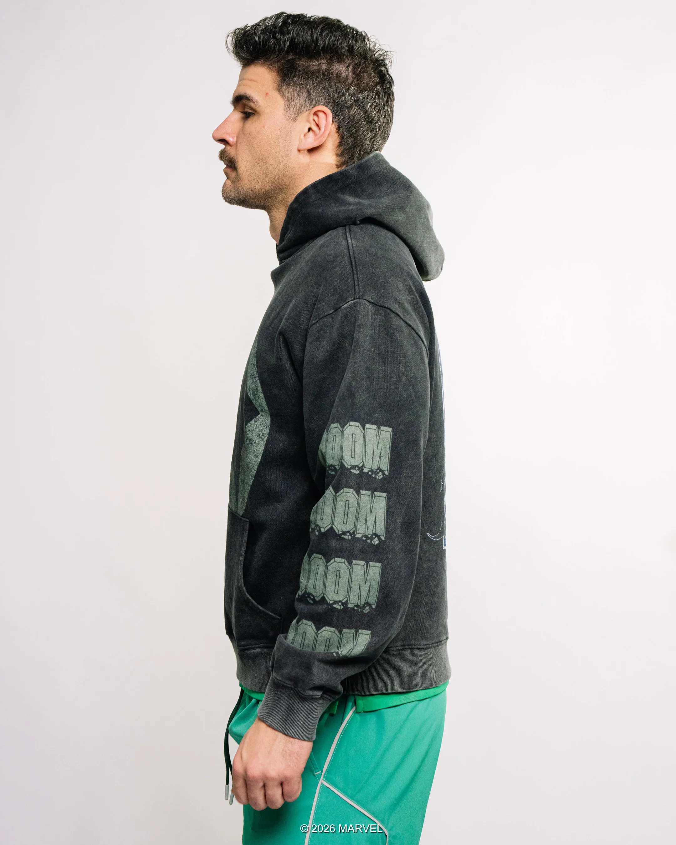 DOCTOR DOOM Unisex Acid Washed Pullover 1 of 250 - Image 10