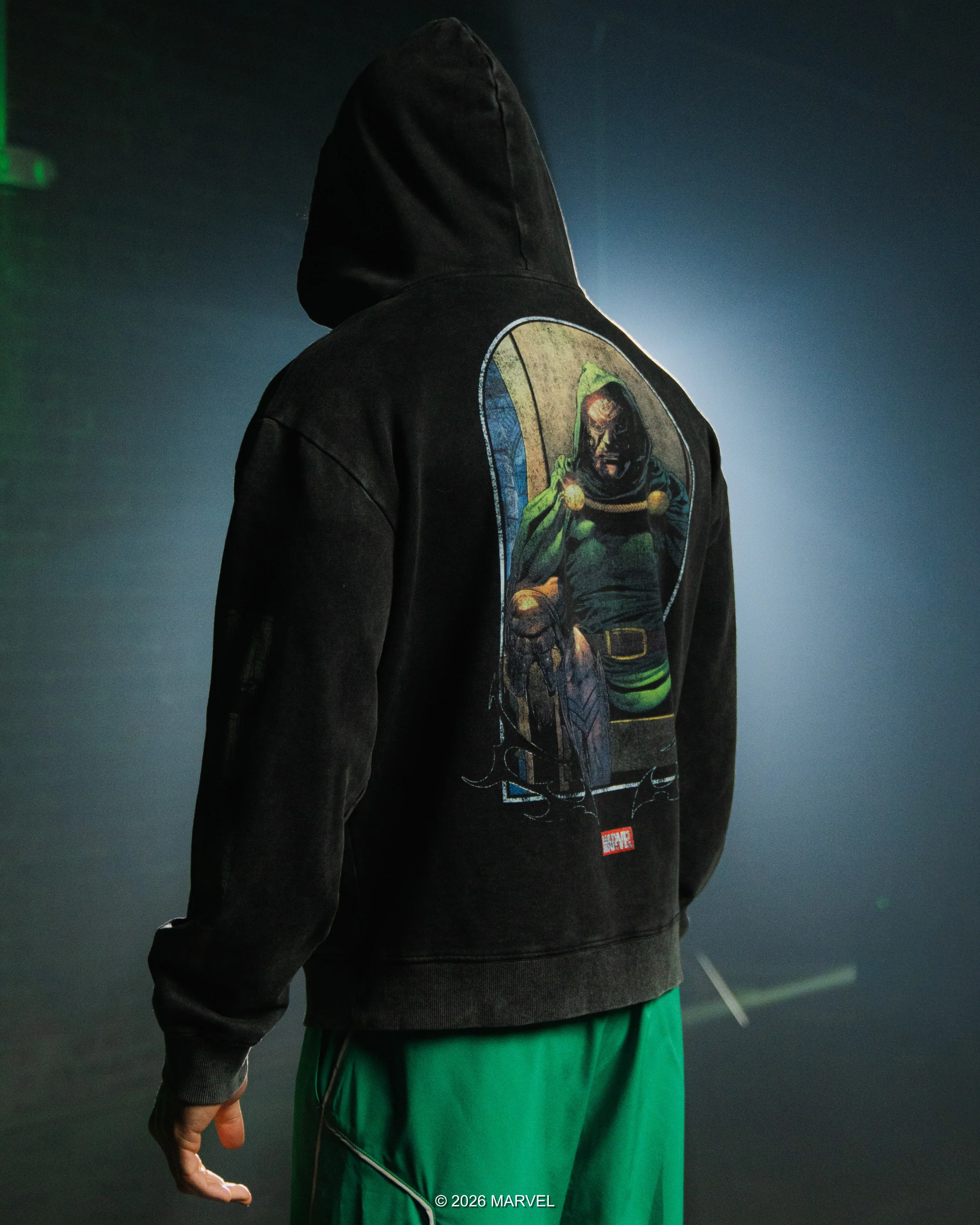 DOCTOR DOOM Unisex Acid Washed Pullover 1 of 250 - Image 9