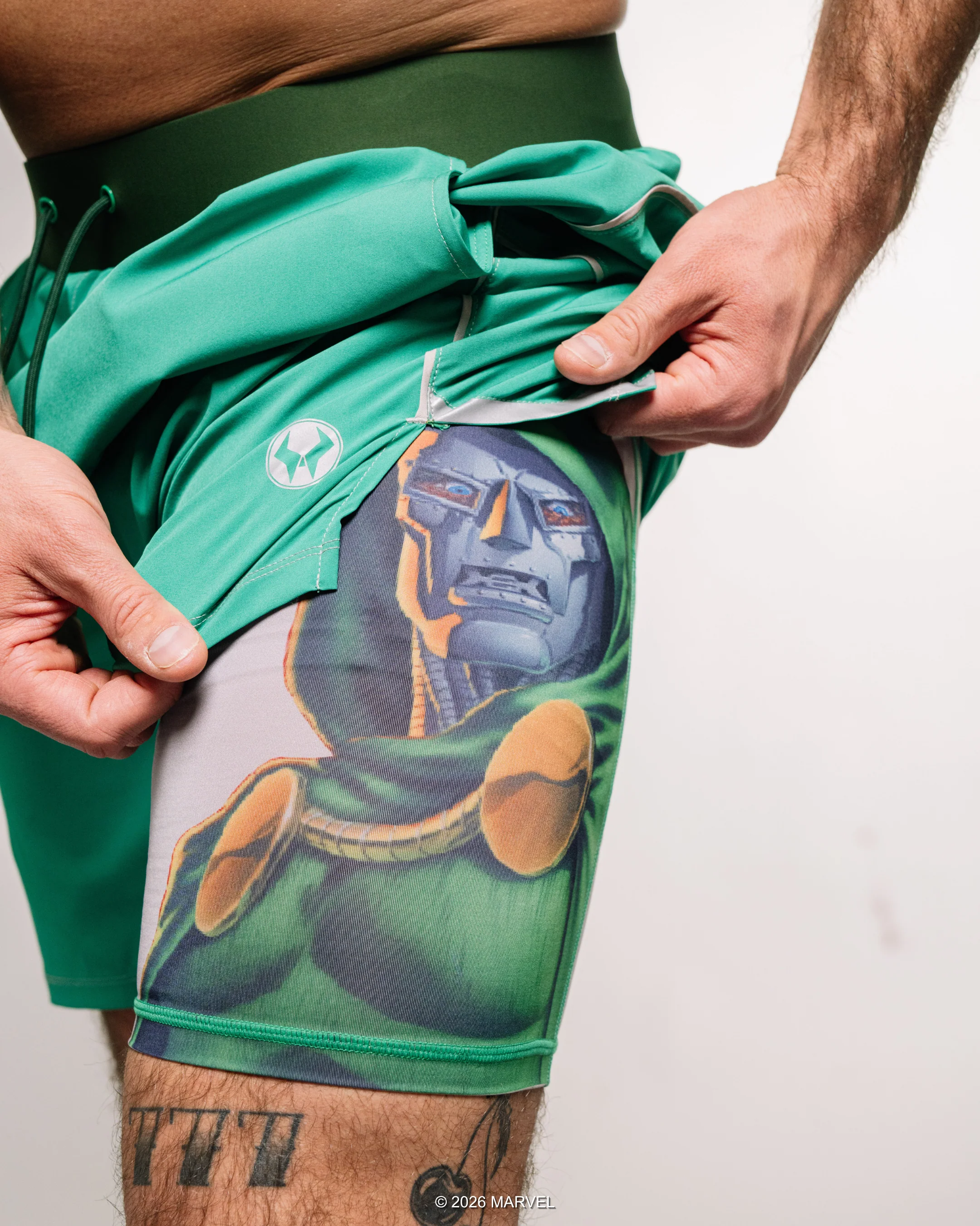 DOCTOR DOOM 7" Performance Shorts w/Liner 1 of 500 - Image 5