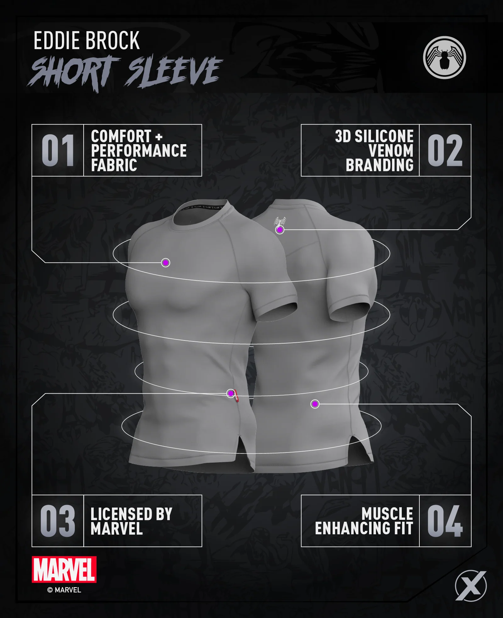 VENOM Essentials Short Sleeve - Concrete - Image 5