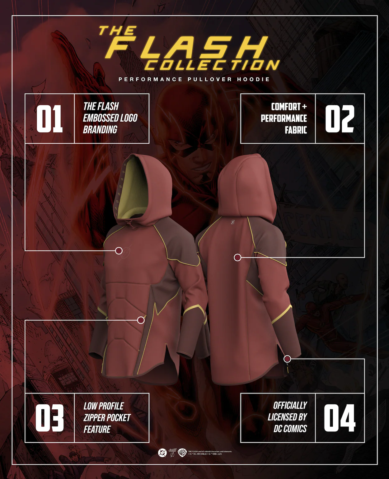 The Flash Limited Edition Performance Pullover Hoodie - Image 10