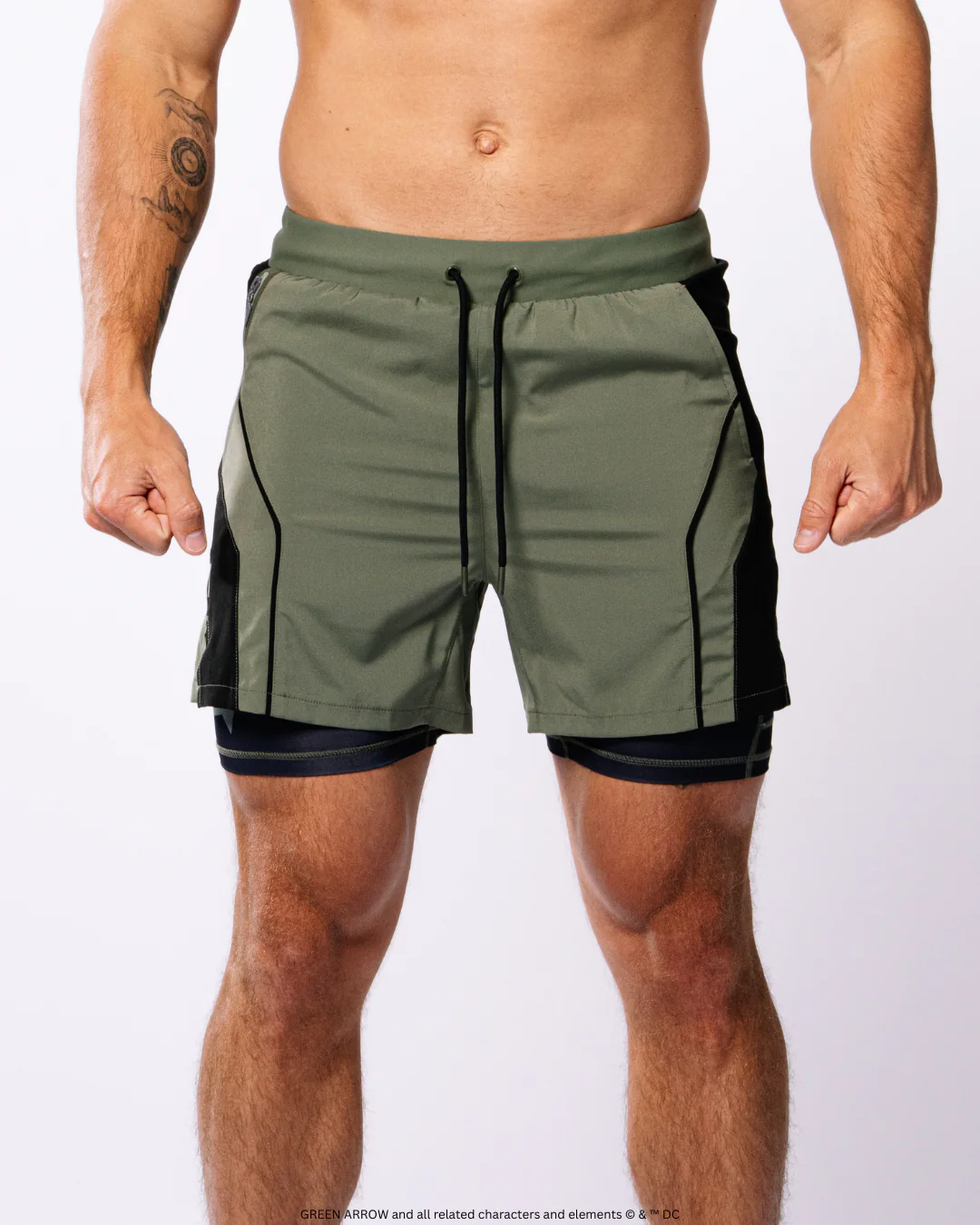 GREEN ARROW™ Arrowhead Performance 7" Shorts w/Liner 1 of 500 - Image 4
