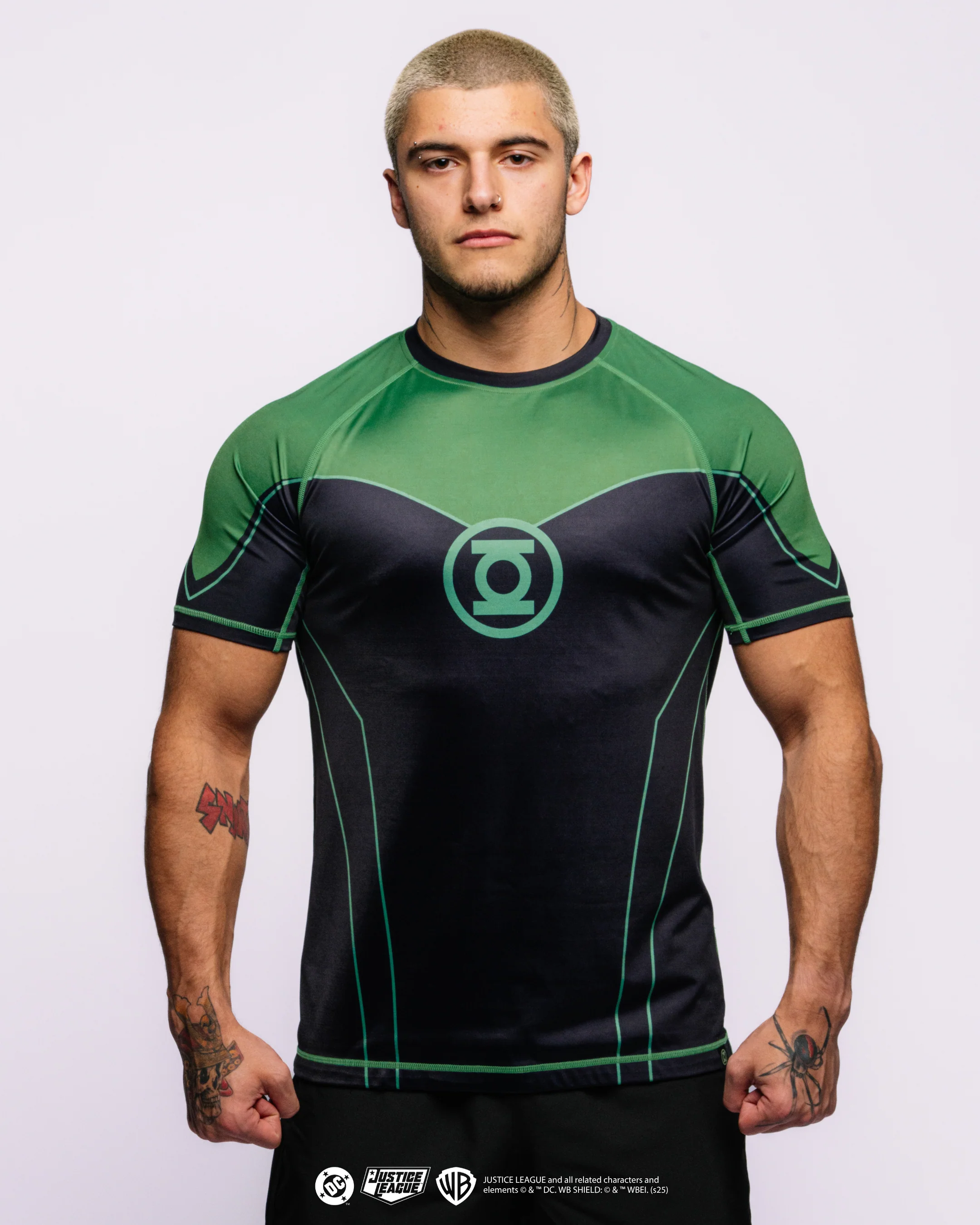 GREEN LANTERN Short Sleeve MMA Rash Guard - Image 12