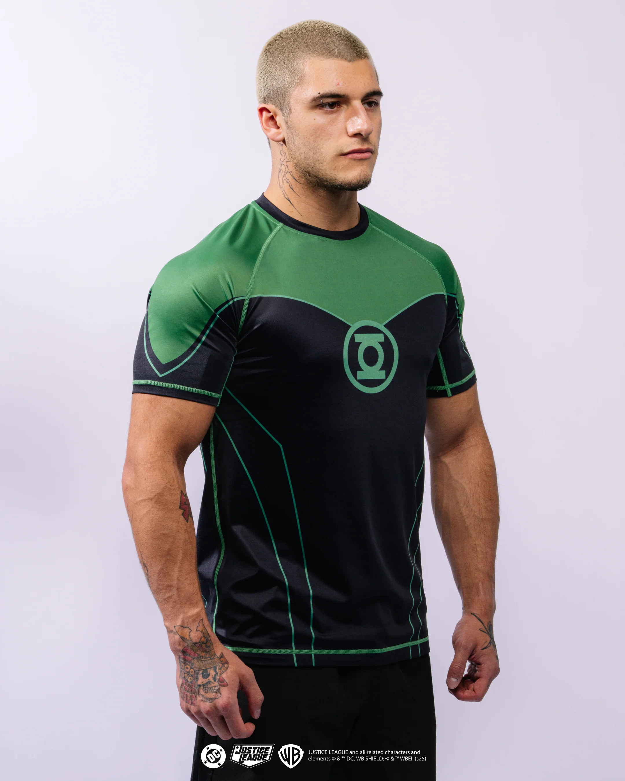 GREEN LANTERN Short Sleeve MMA Rash Guard - Image 3