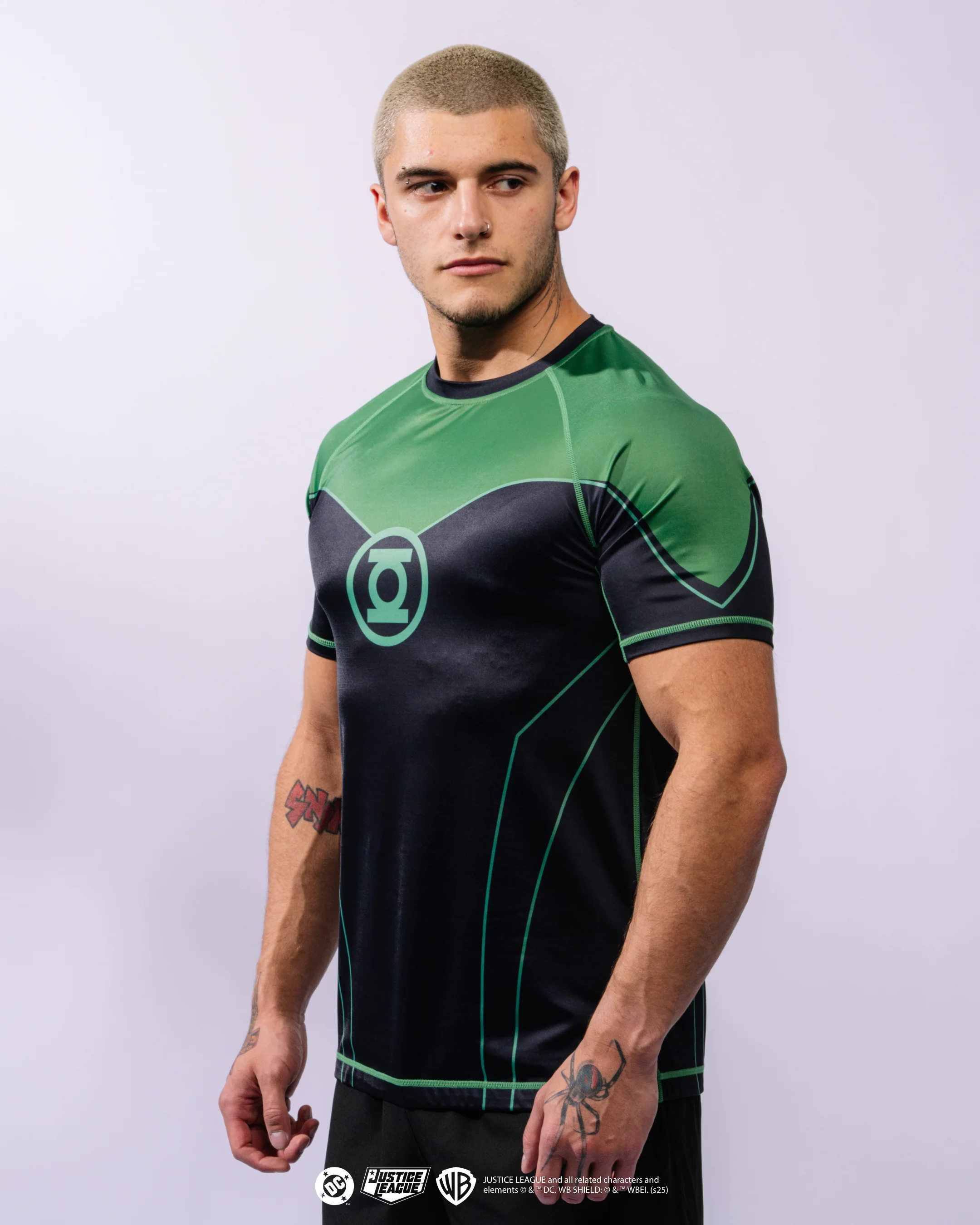 GREEN LANTERN Short Sleeve MMA Rash Guard - Image 8