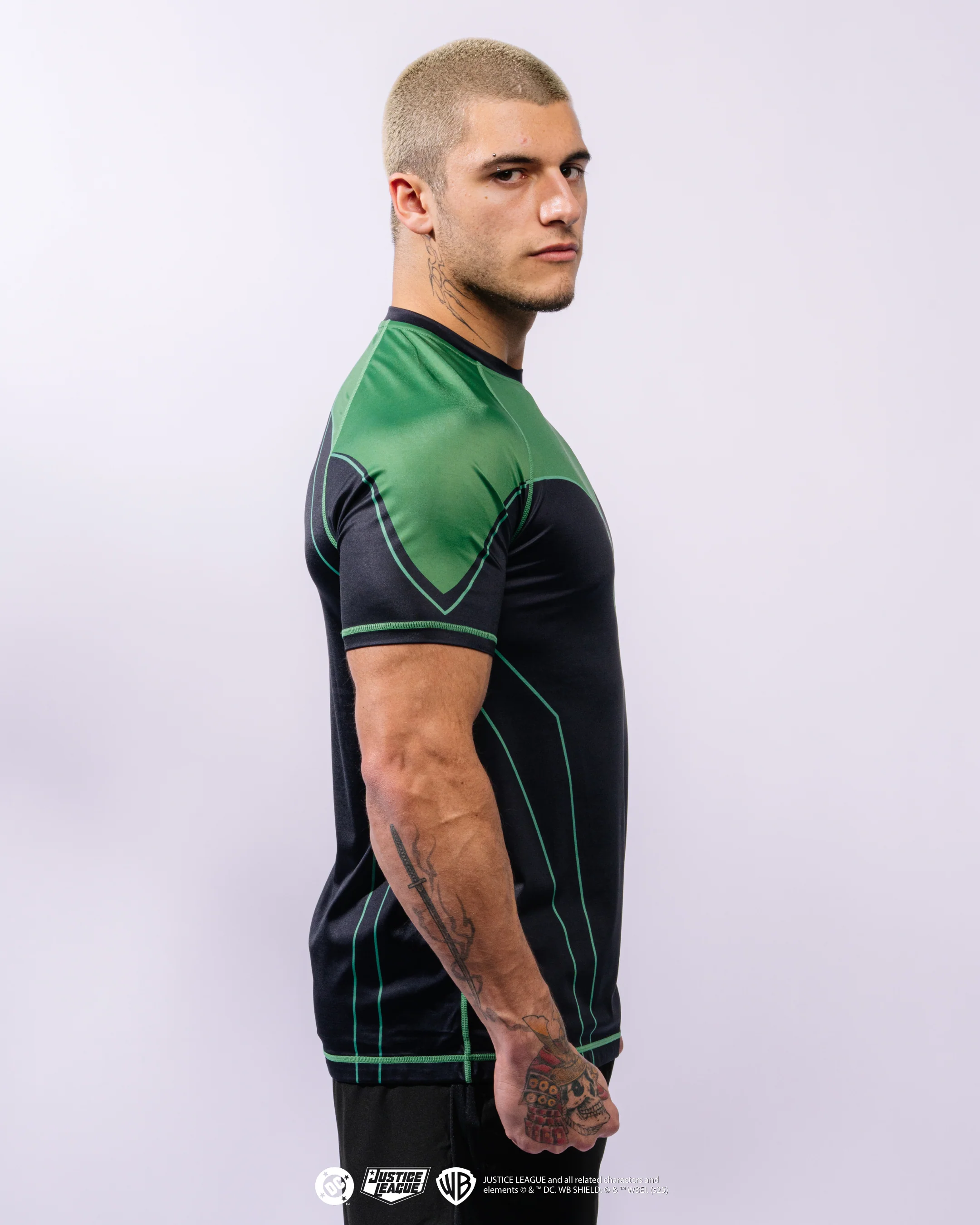 GREEN LANTERN Short Sleeve MMA Rash Guard - Image 9
