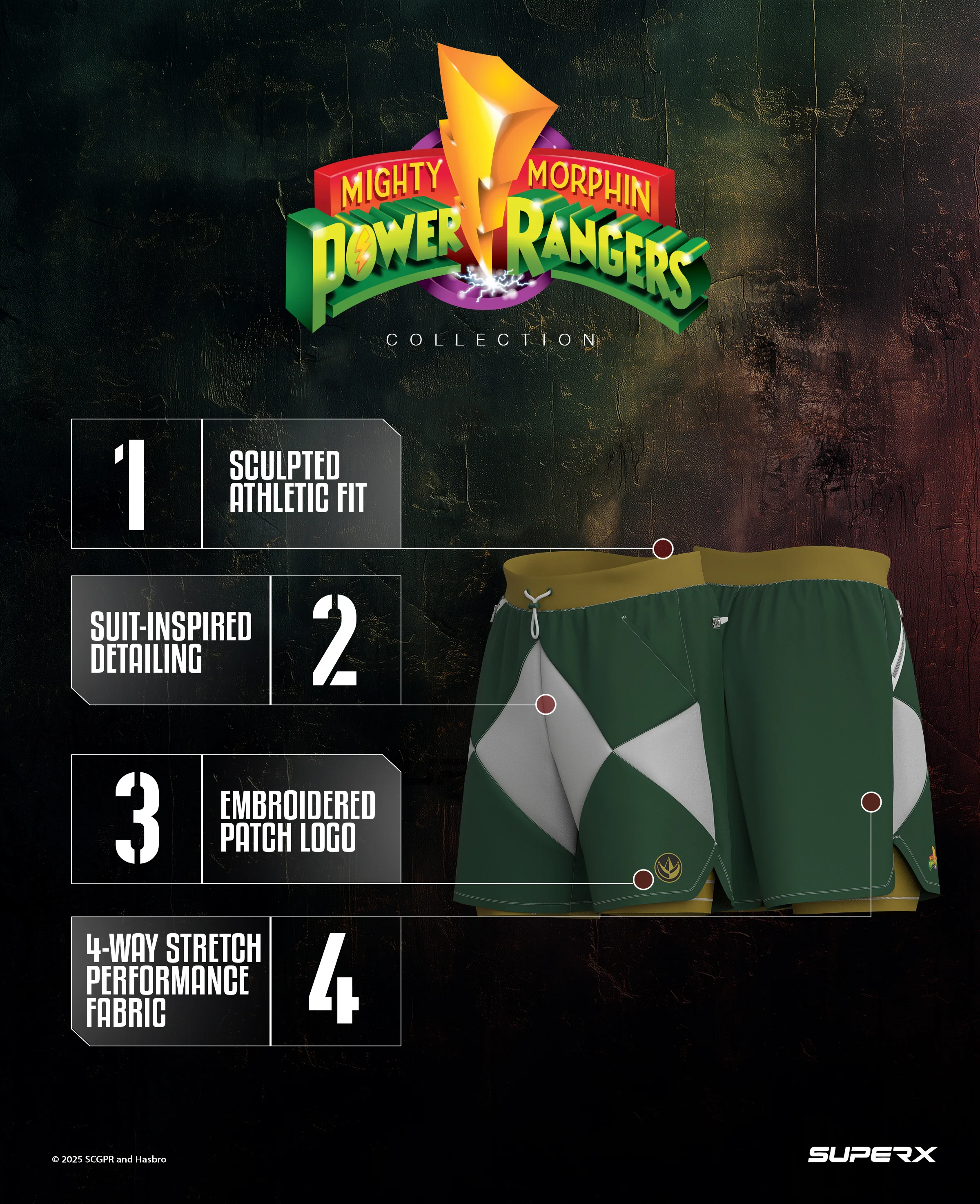 Green Ranger 7" Performance Shorts w/ Liner - Image 6