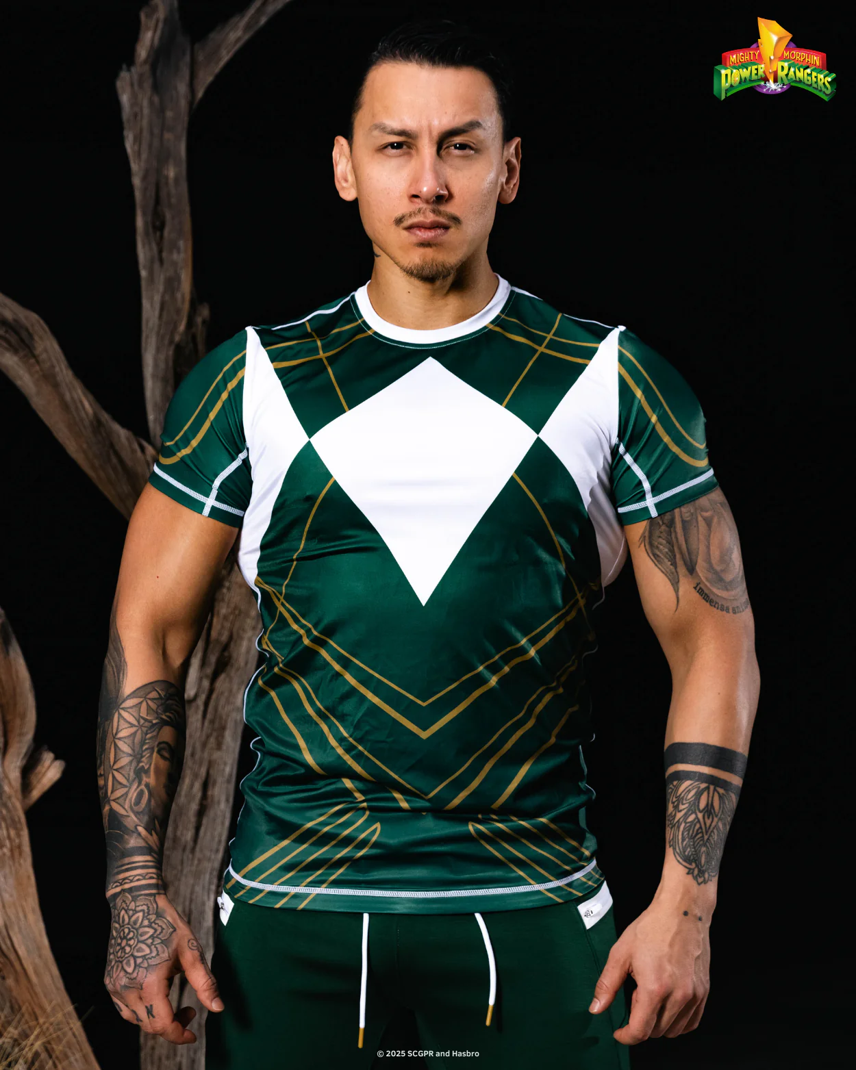 Green Ranger Short Sleeve MMA Rash Guard - Image 13