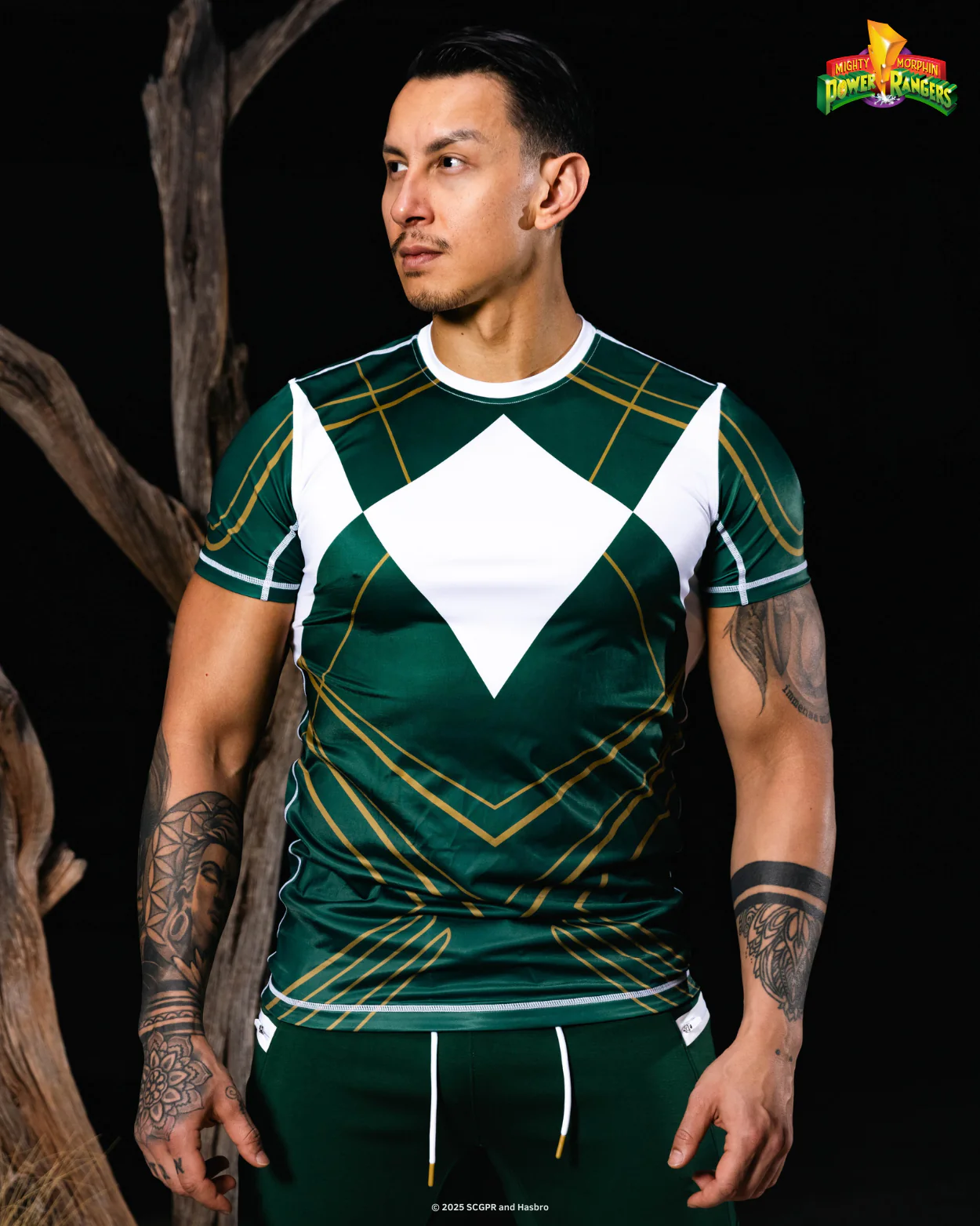 Green Ranger Short Sleeve MMA Rash Guard - Image 15
