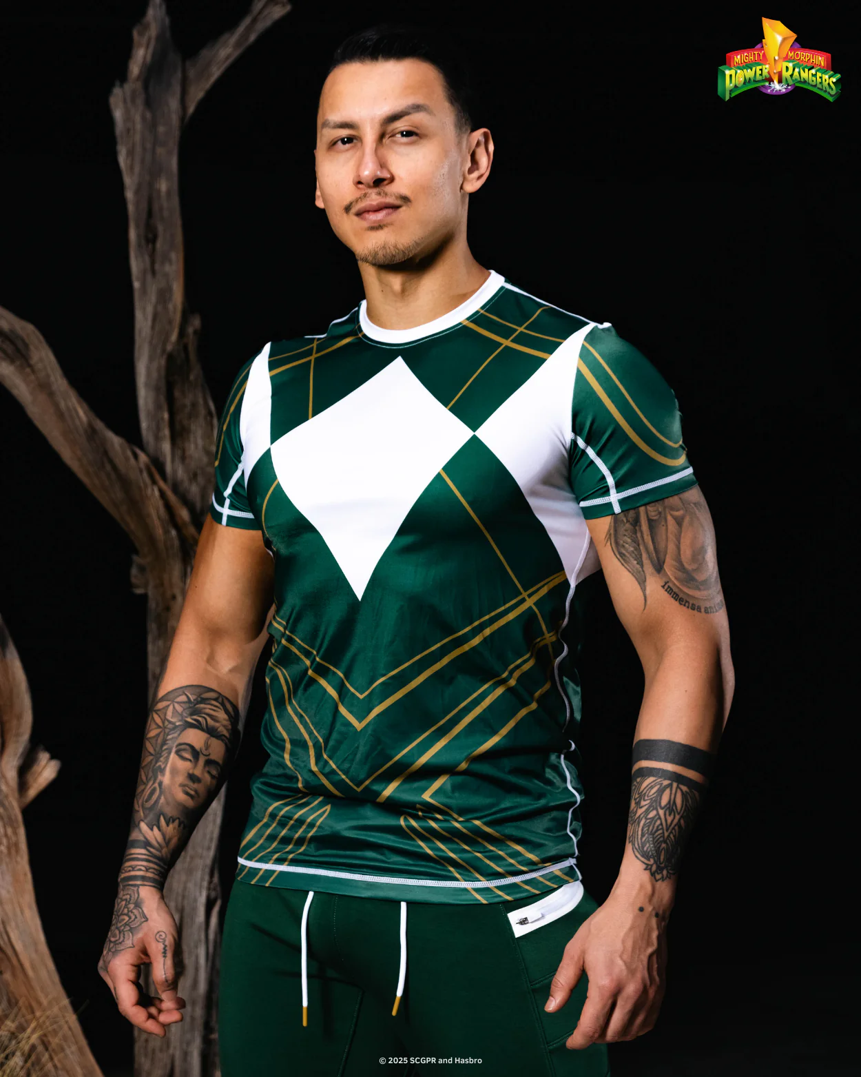 Green Ranger Short Sleeve MMA Rash Guard - Image 4