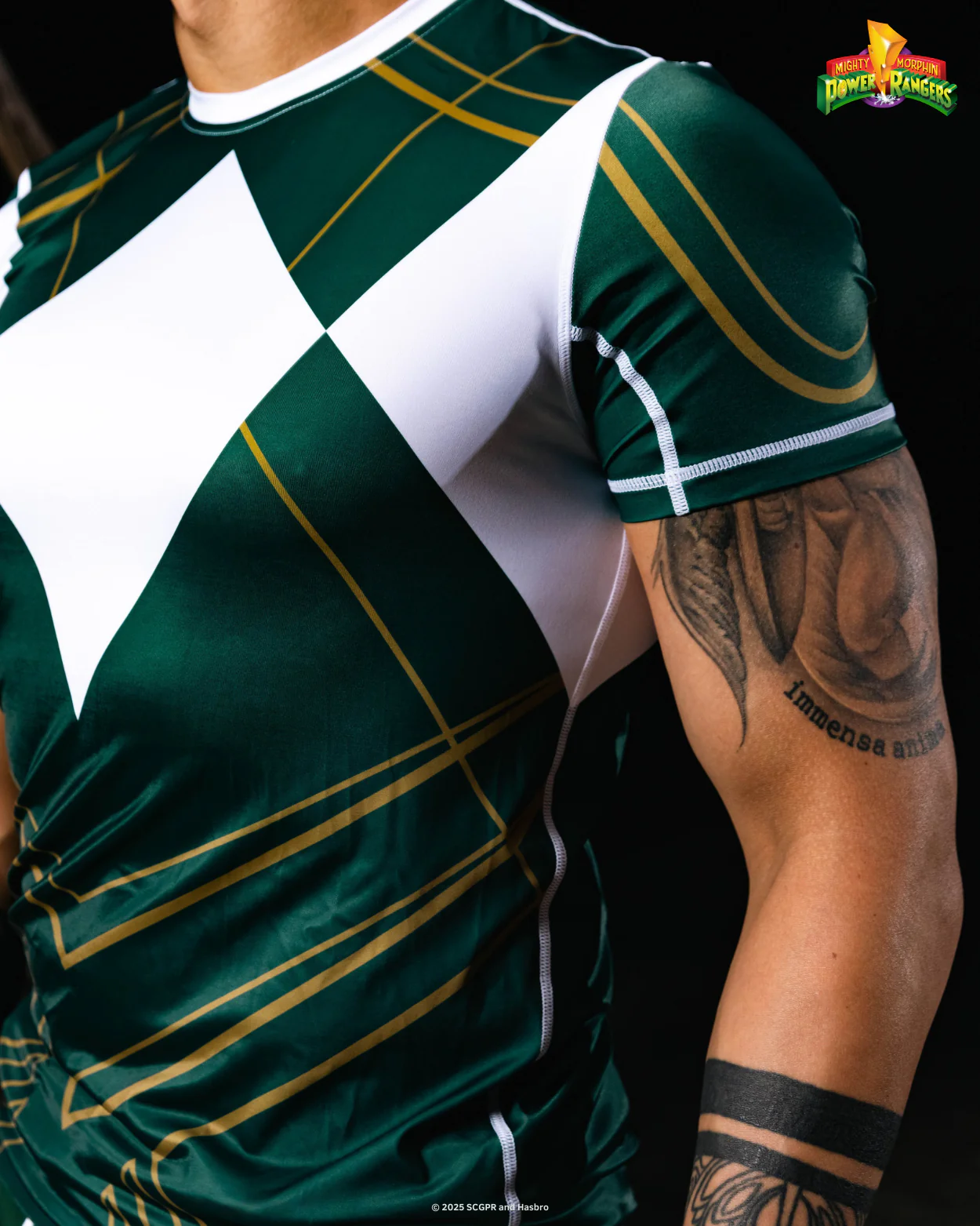 Green Ranger Short Sleeve MMA Rash Guard - Image 5