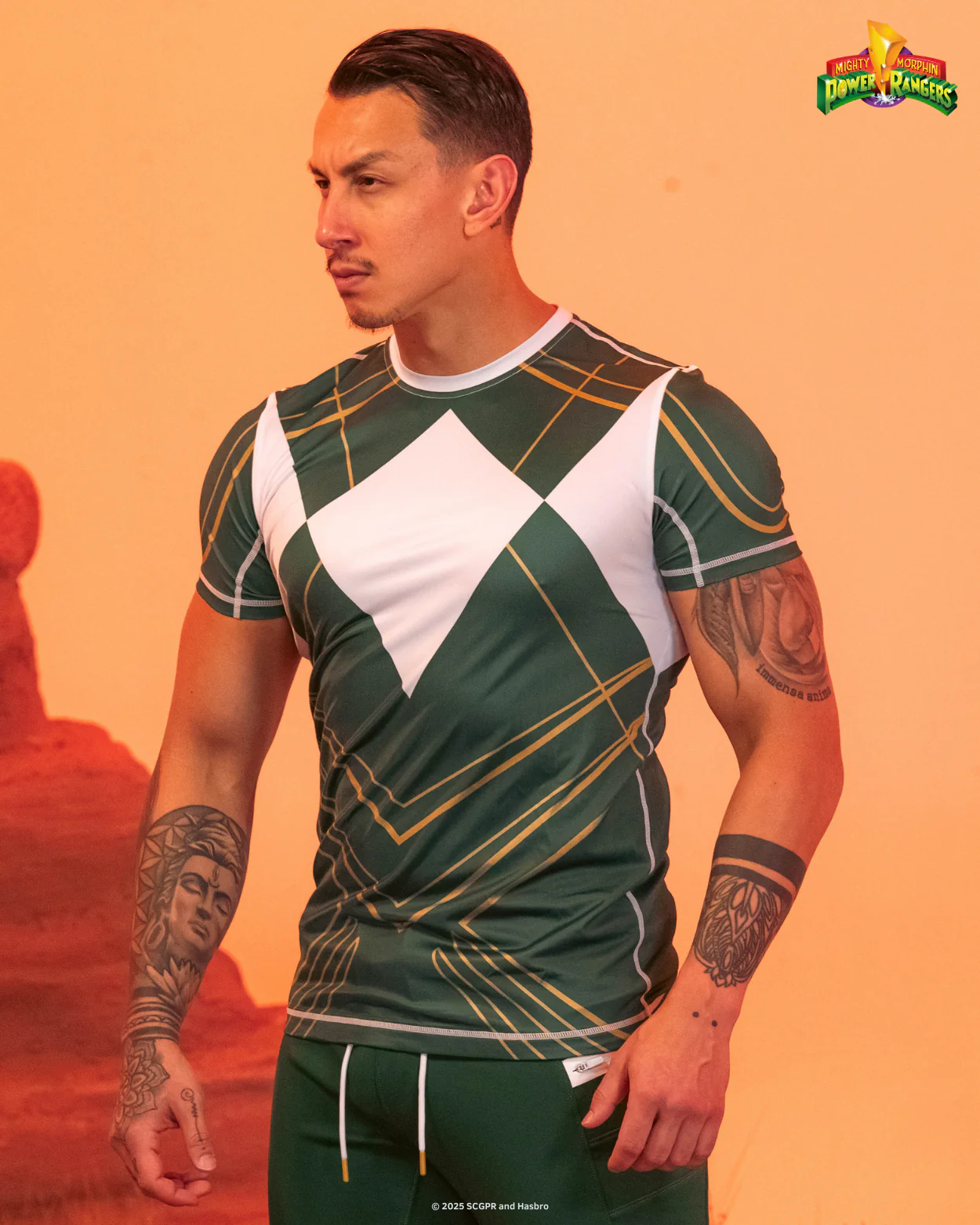 Green Ranger Short Sleeve MMA Rash Guard - Image 9