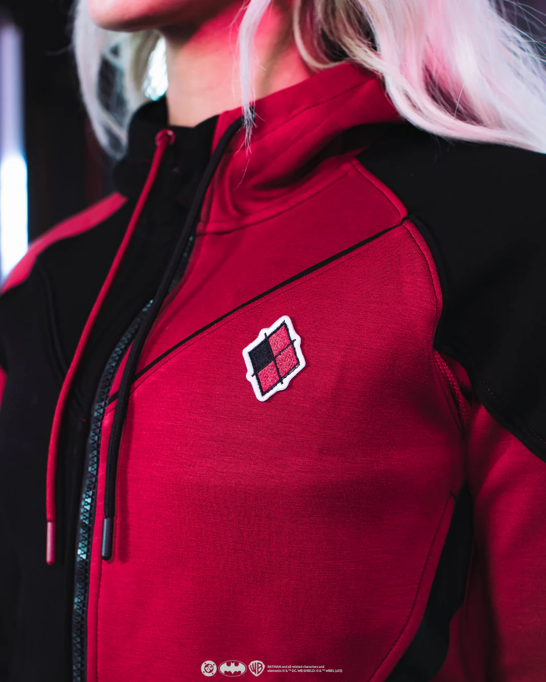 HARLEY QUINN Limited Edition Cropped Performance Hoodie 1 of 500 - Image 4