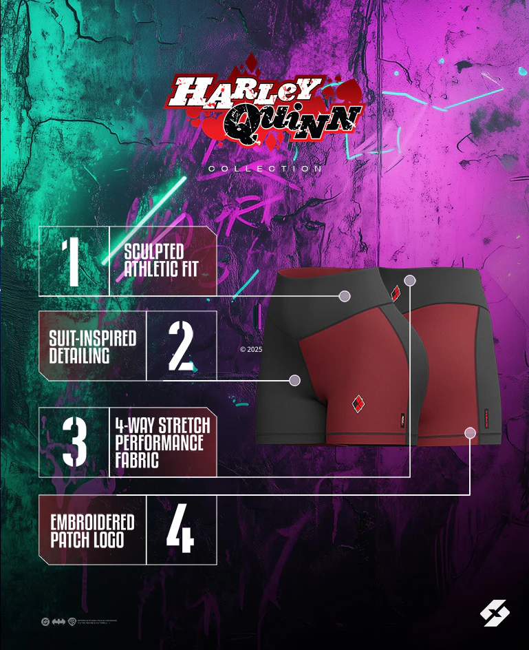 HARLEY QUINN Performance Shorts - Image 9