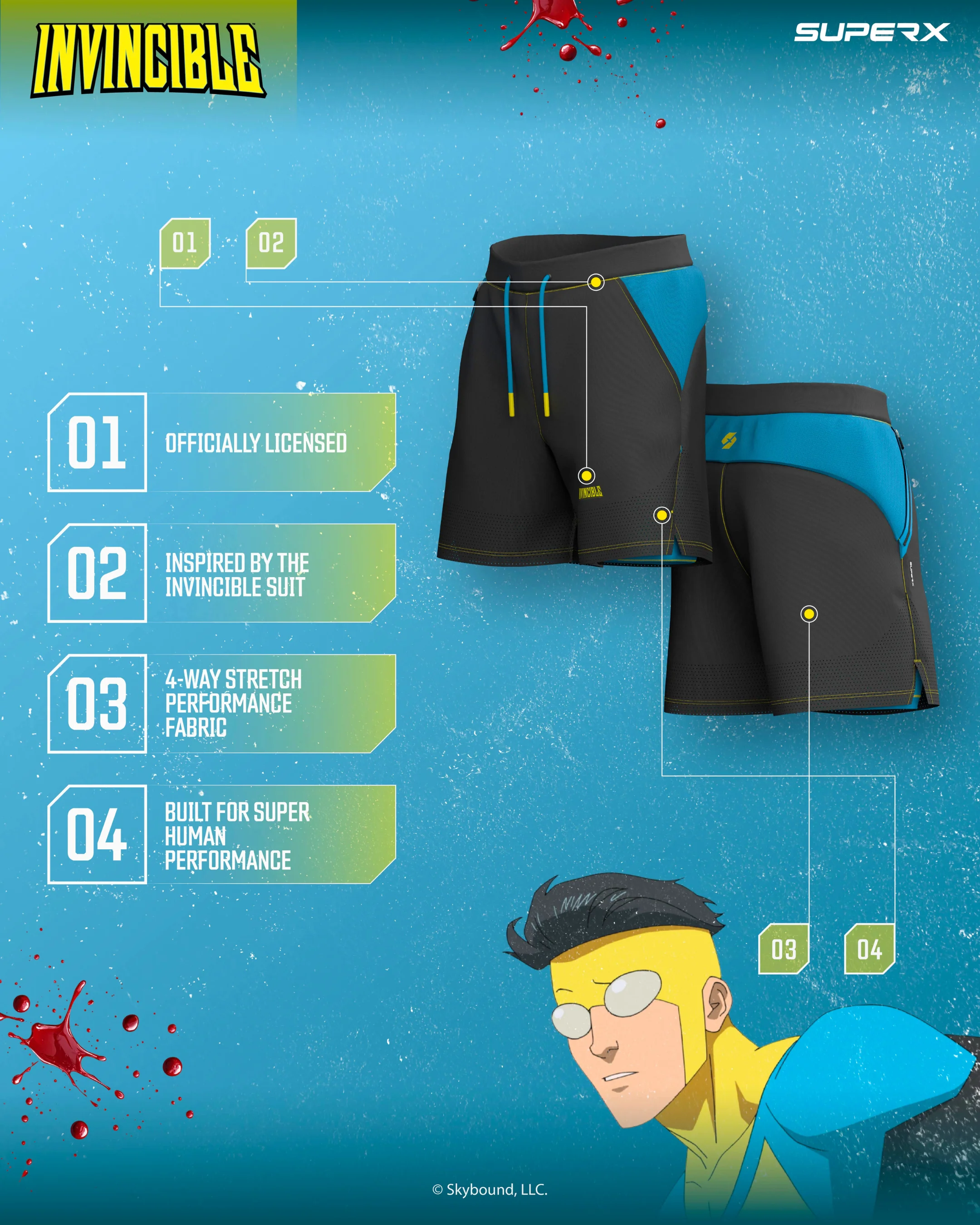 INVINCIBLEĀ® 7" Performance Shorts w/Liner - Image 7