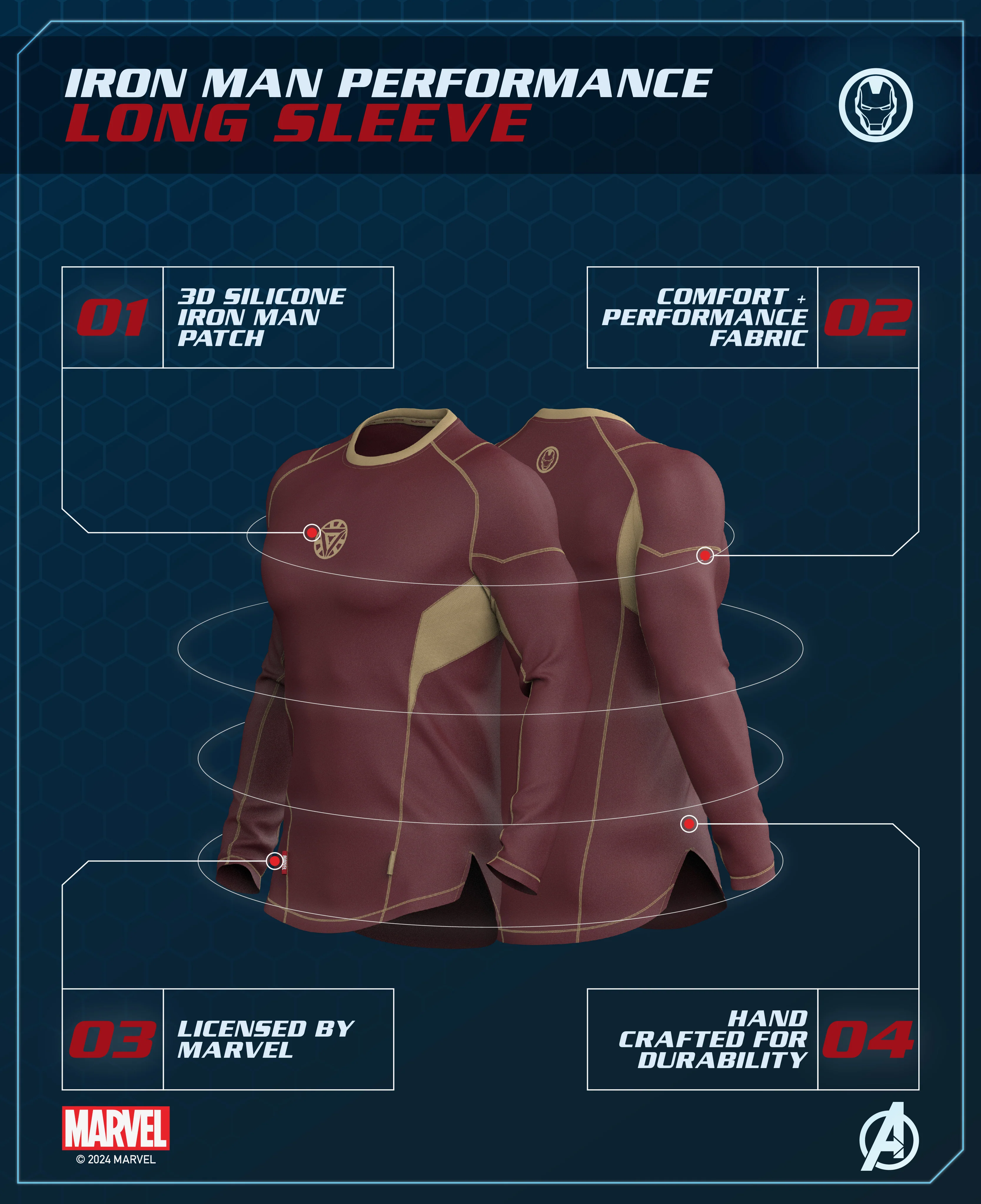 IRON MAN Performance Long Sleeve - Image 8