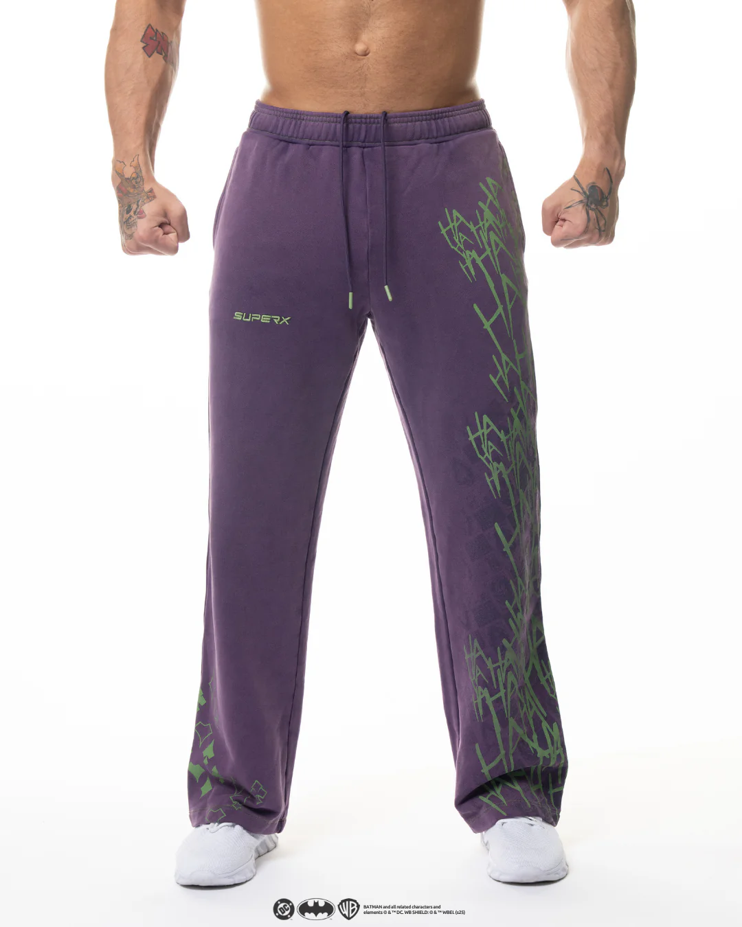 The JOKER Acid Wash Oversized Sweats - Pyschotic Purple - Image 6