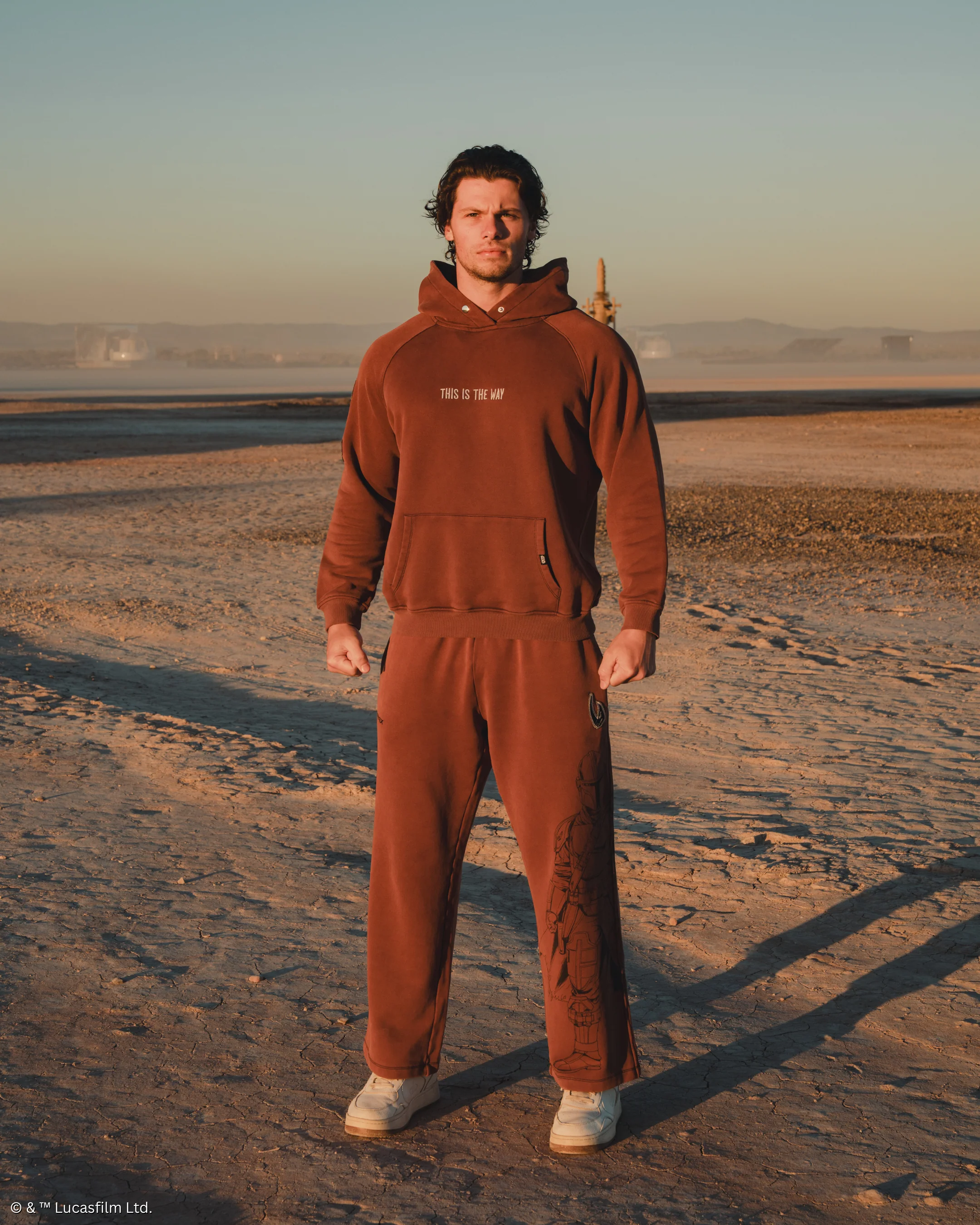 STAR WARS™ The Mandalorian Oversized Joggers - Wasteland Brown 1 of 300 - Image 6