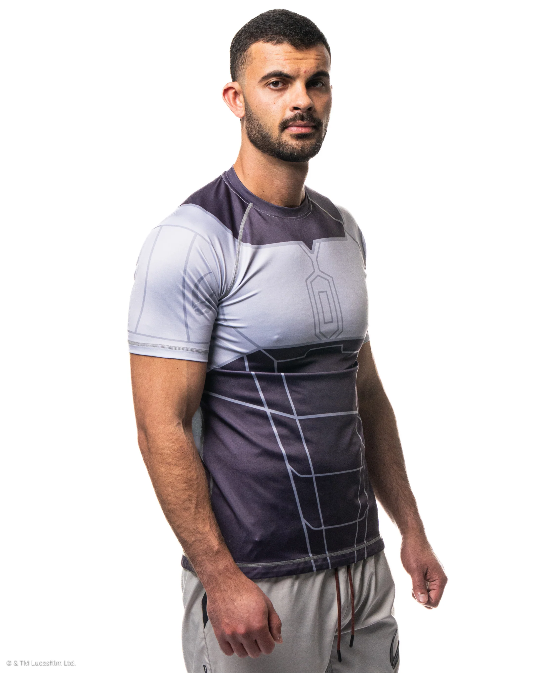 STAR WARS™ The MANDALORIAN Short Sleeve MMA Rash Guard - Image 3