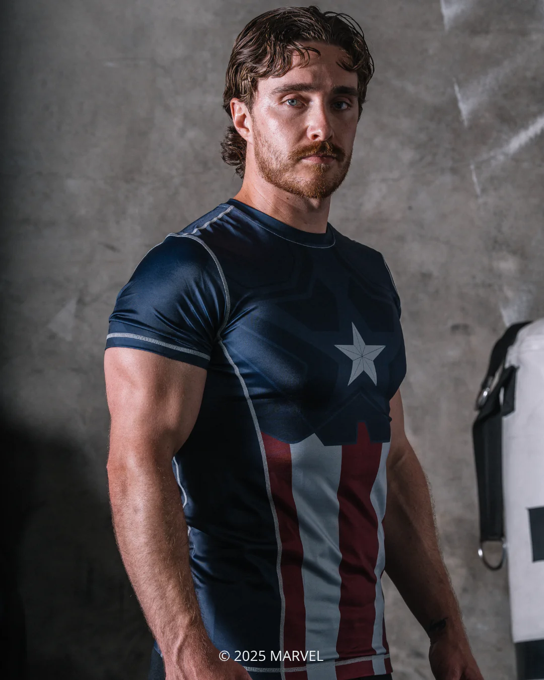 Captain America Short Sleeve MMA Rash Guard - Image 5
