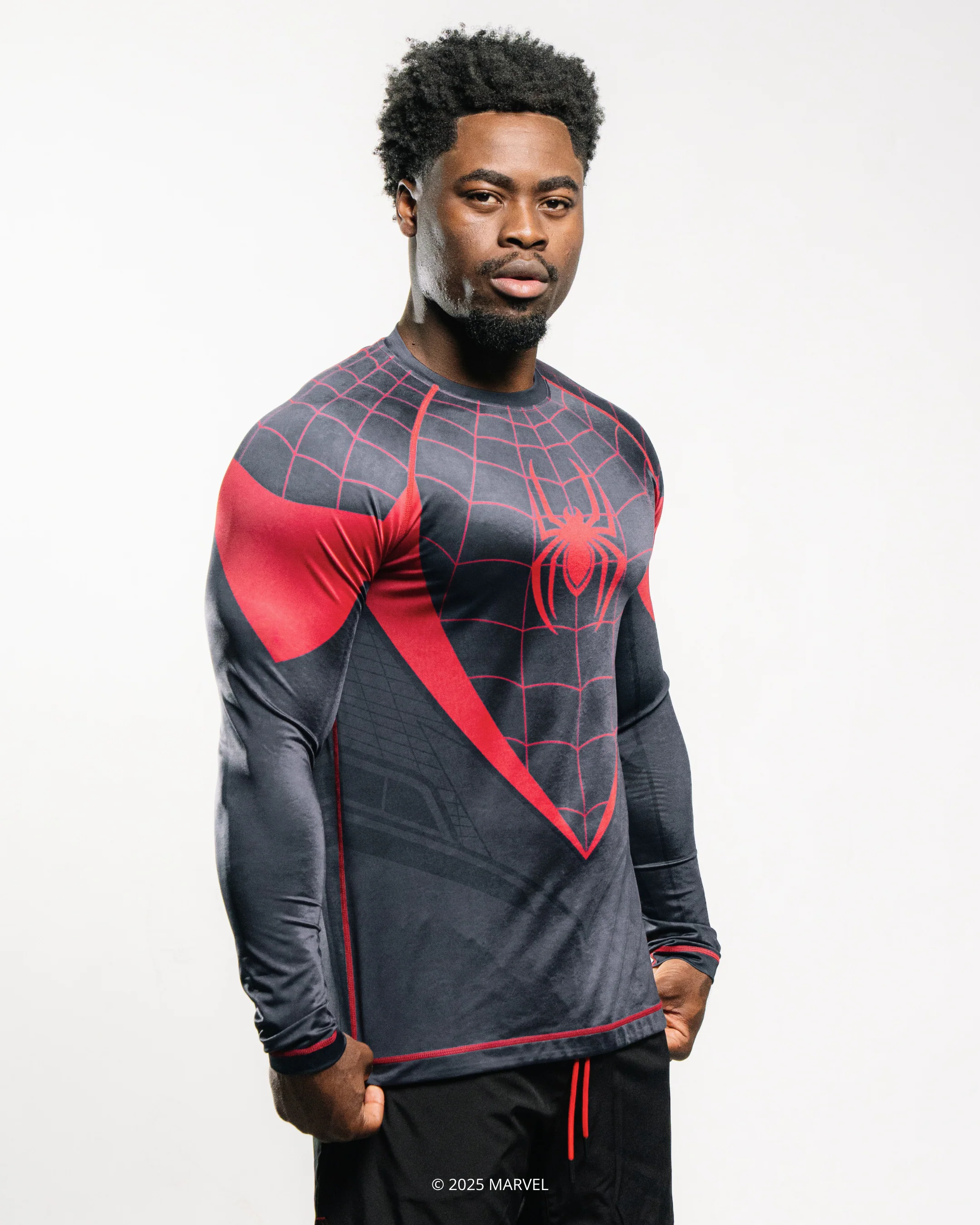 Spider-Man Miles Morales Long Sleeve MMA Rash Guard - Image 6