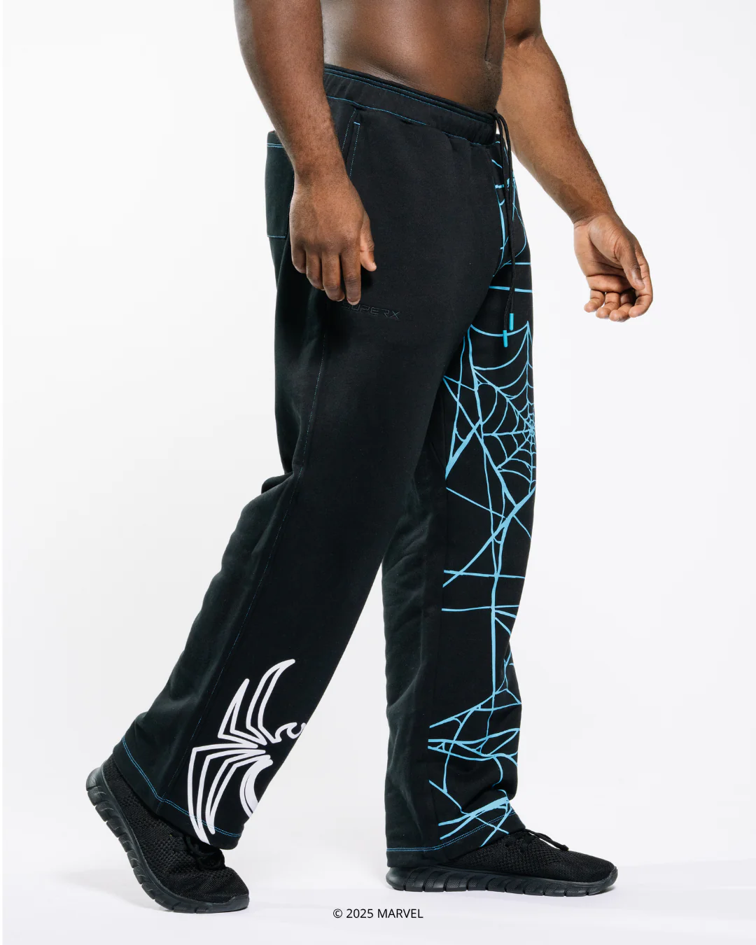 Spider-Man Miles Morales Multiverse Oversized Graphic Joggers - Electric Blue - Image 13