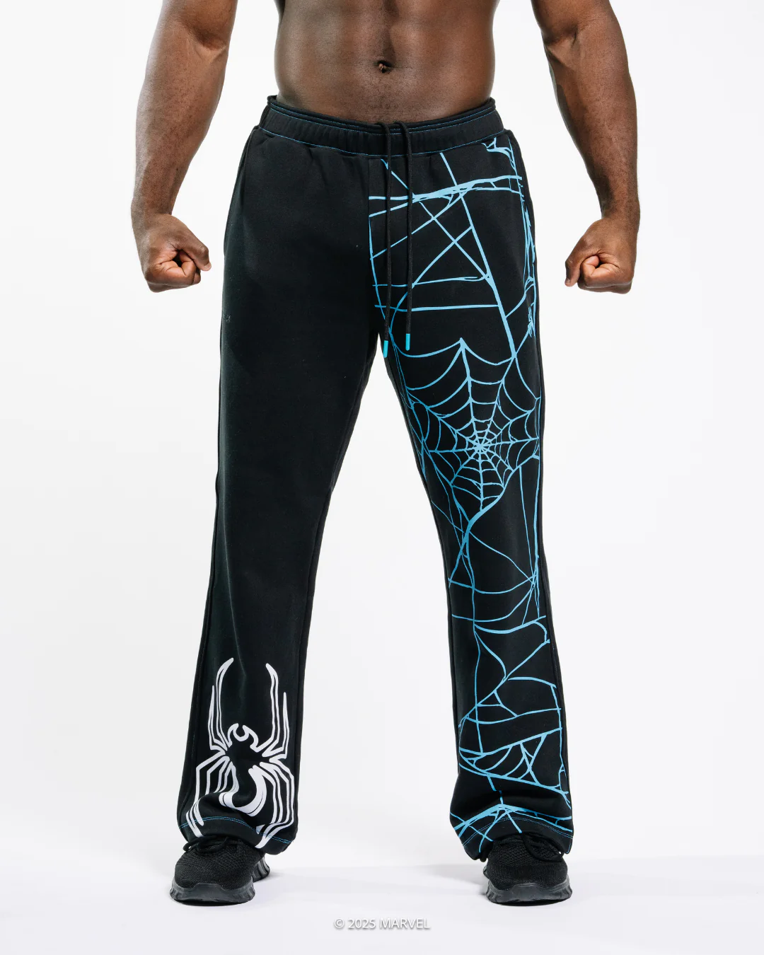 Spider-Man Miles Morales Multiverse Oversized Graphic Joggers - Electric Blue - Image 3