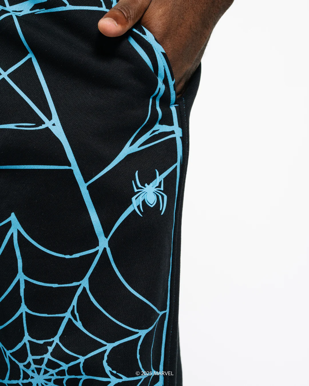 Spider-Man Miles Morales Multiverse Oversized Graphic Joggers - Electric Blue - Image 9