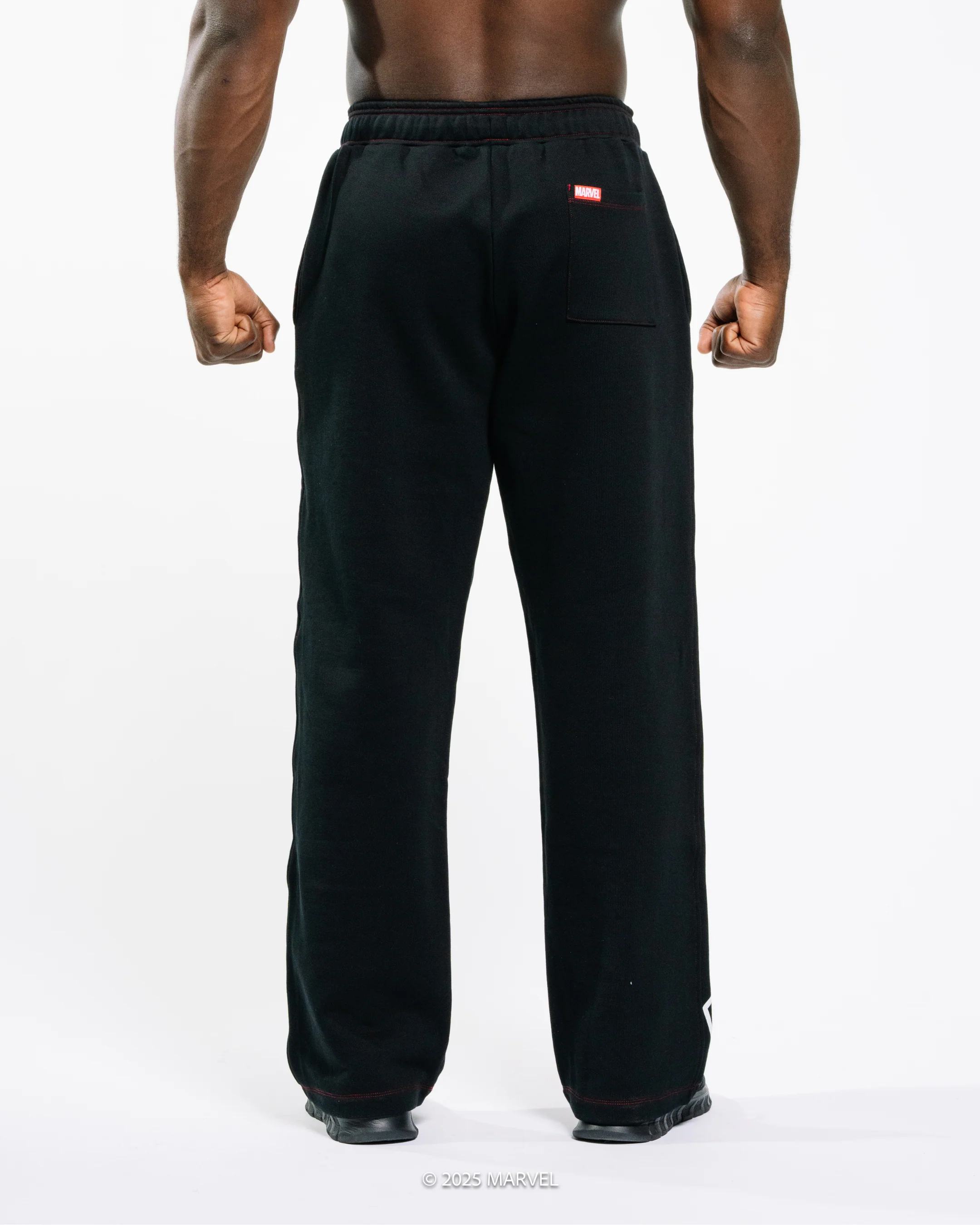 Spider-Man Miles Morales Multiverse Oversized Graphic Joggers - Quantum Red - Image 3