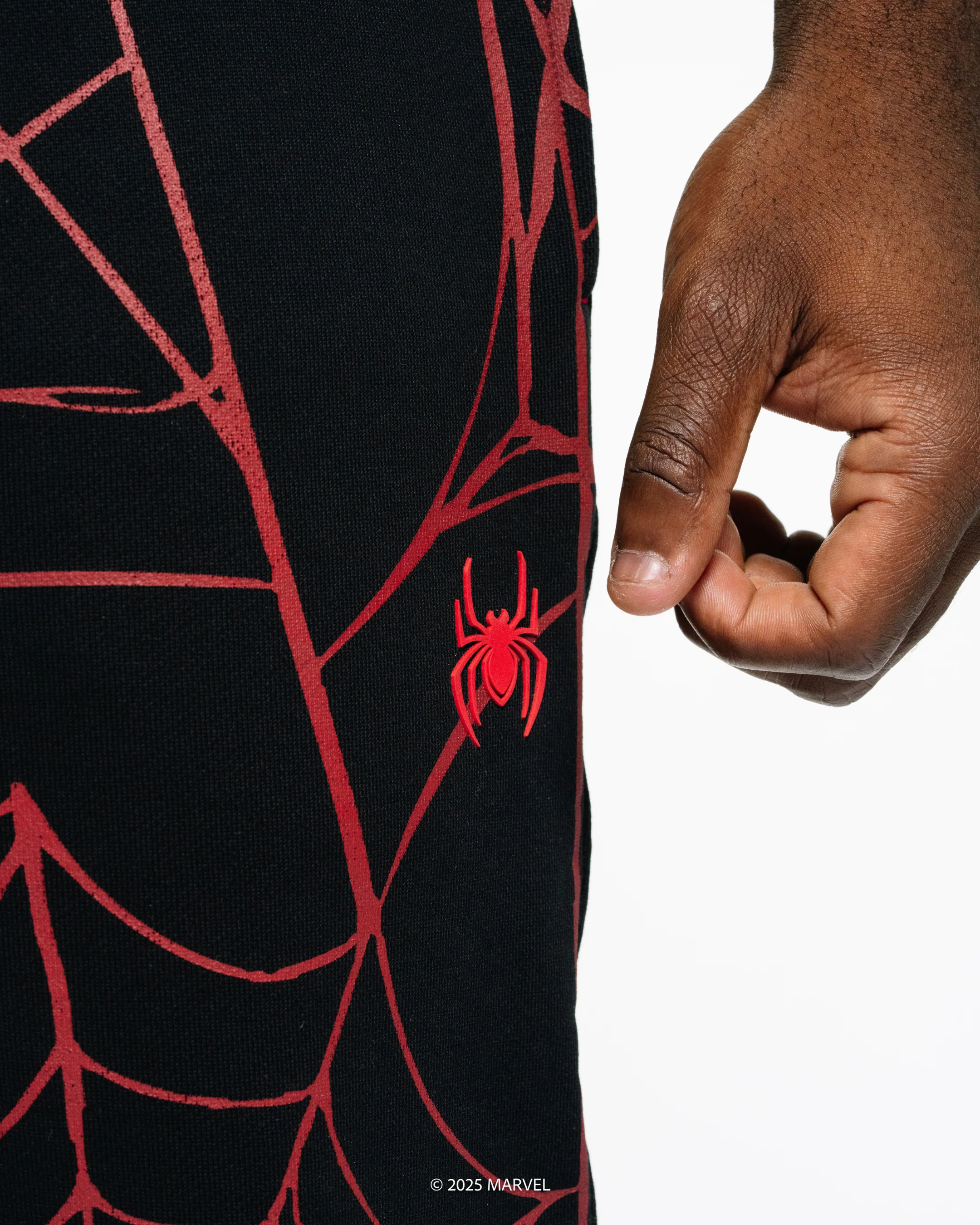 Spider-Man Miles Morales Multiverse Oversized Graphic Joggers - Quantum Red - Image 4