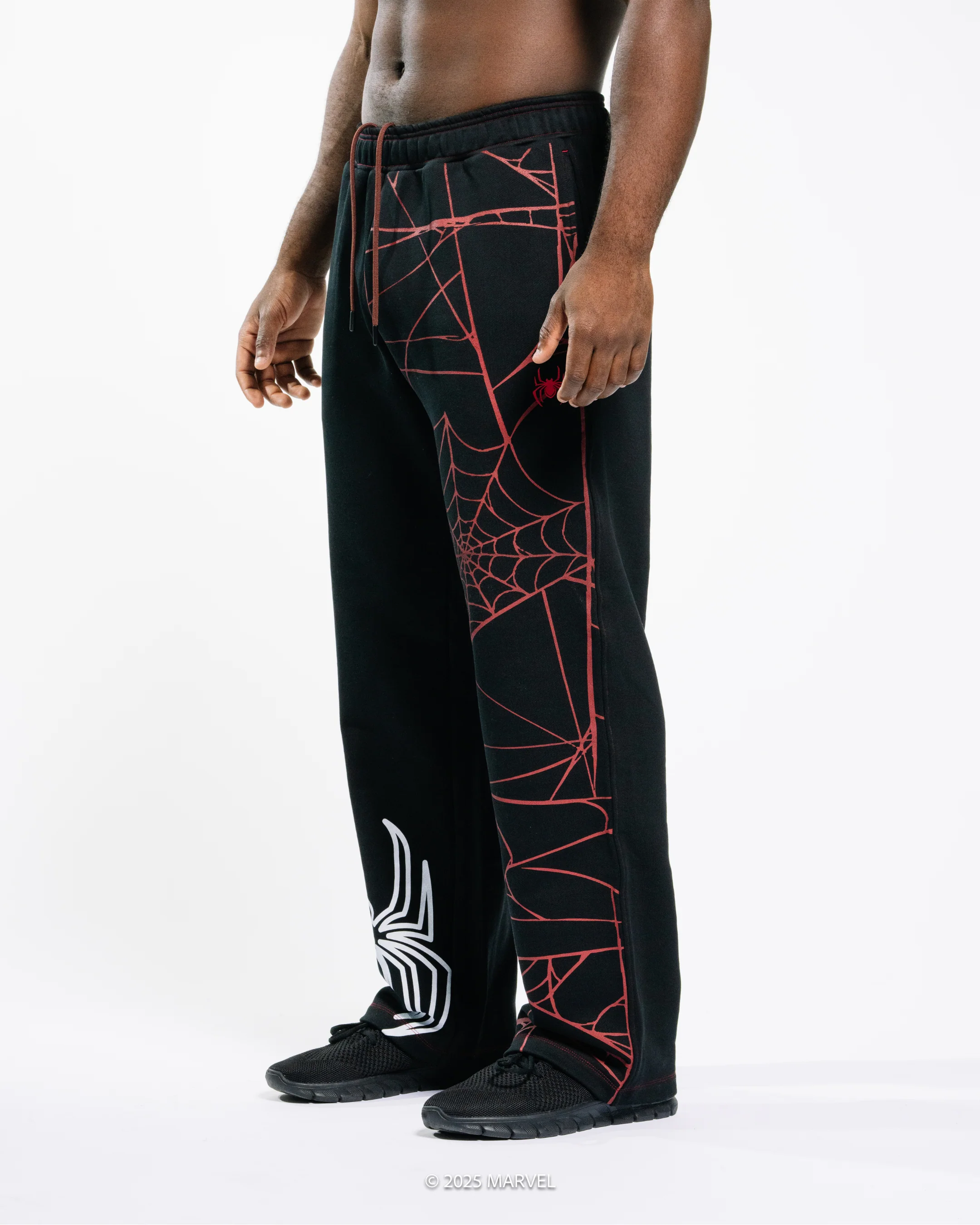 Spider-Man Miles Morales Multiverse Oversized Graphic Joggers - Quantum Red - Image 8