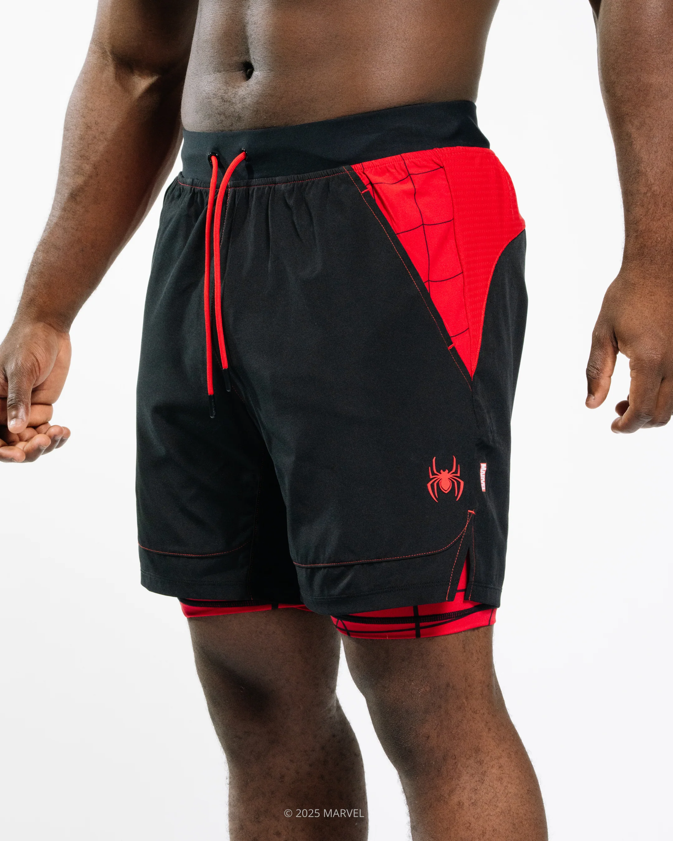 Spider-Man Miles Morales 7" Performance Shorts w/Liner - Image 3