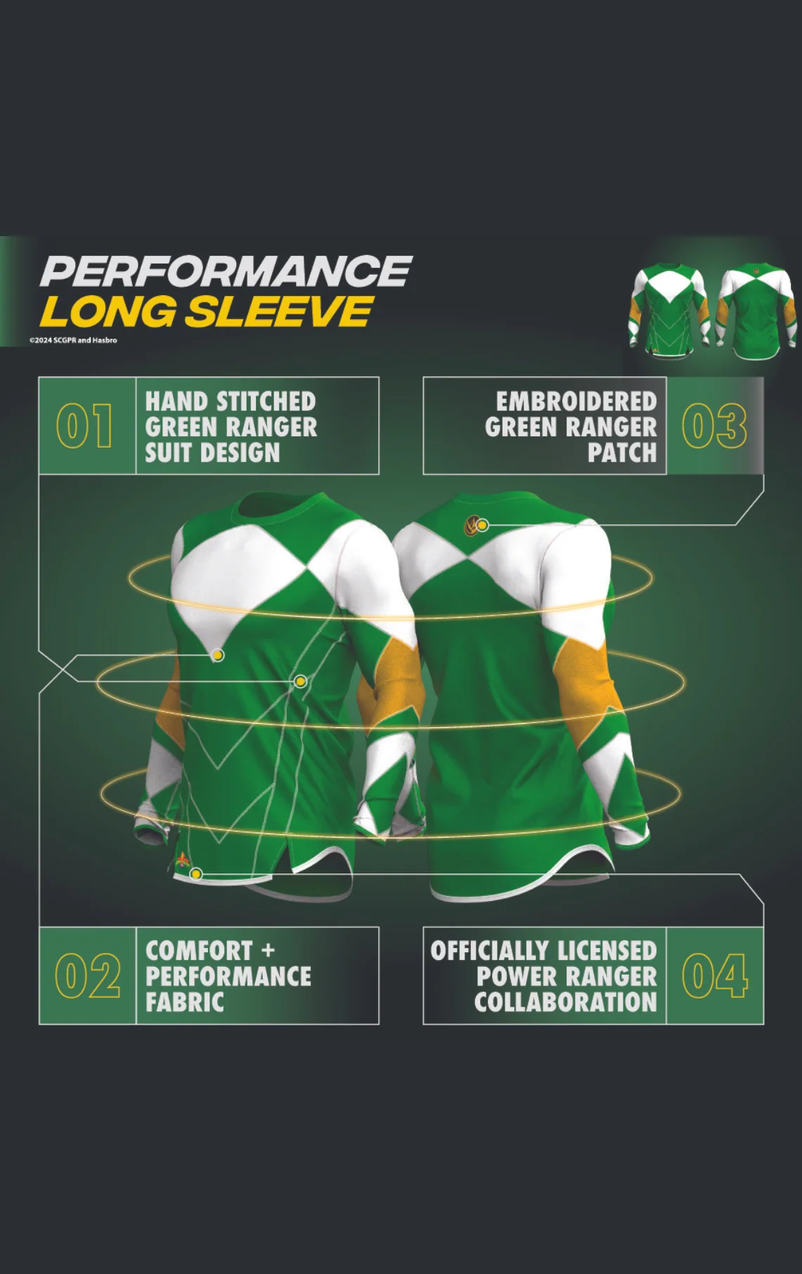 Green Ranger Performance Longsleeve - Image 3