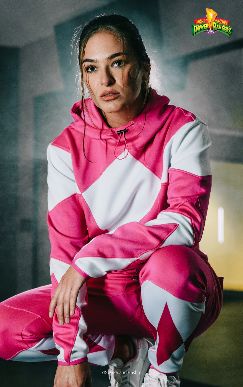 Pink Ranger Women's Limited Edition Performance Pullover Hoodie V2 - Image 13