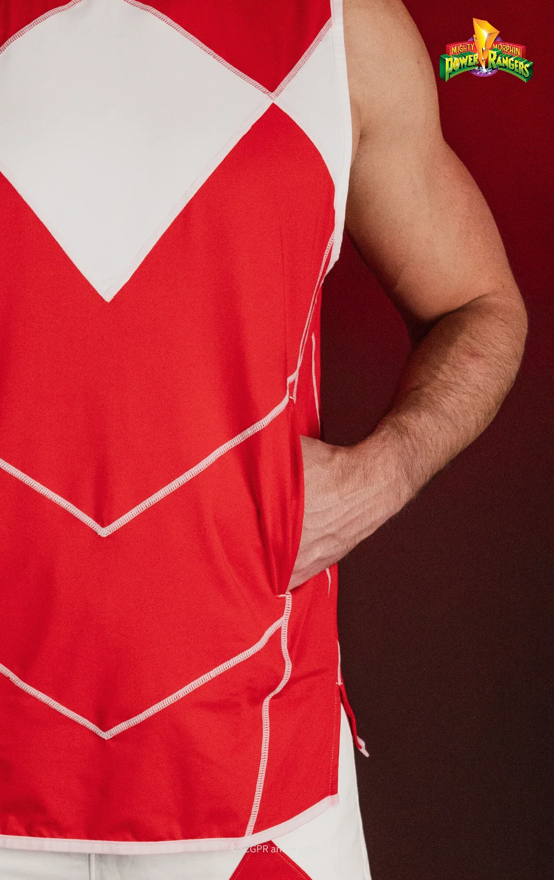 Red Ranger Performance Tank Top - Image 8