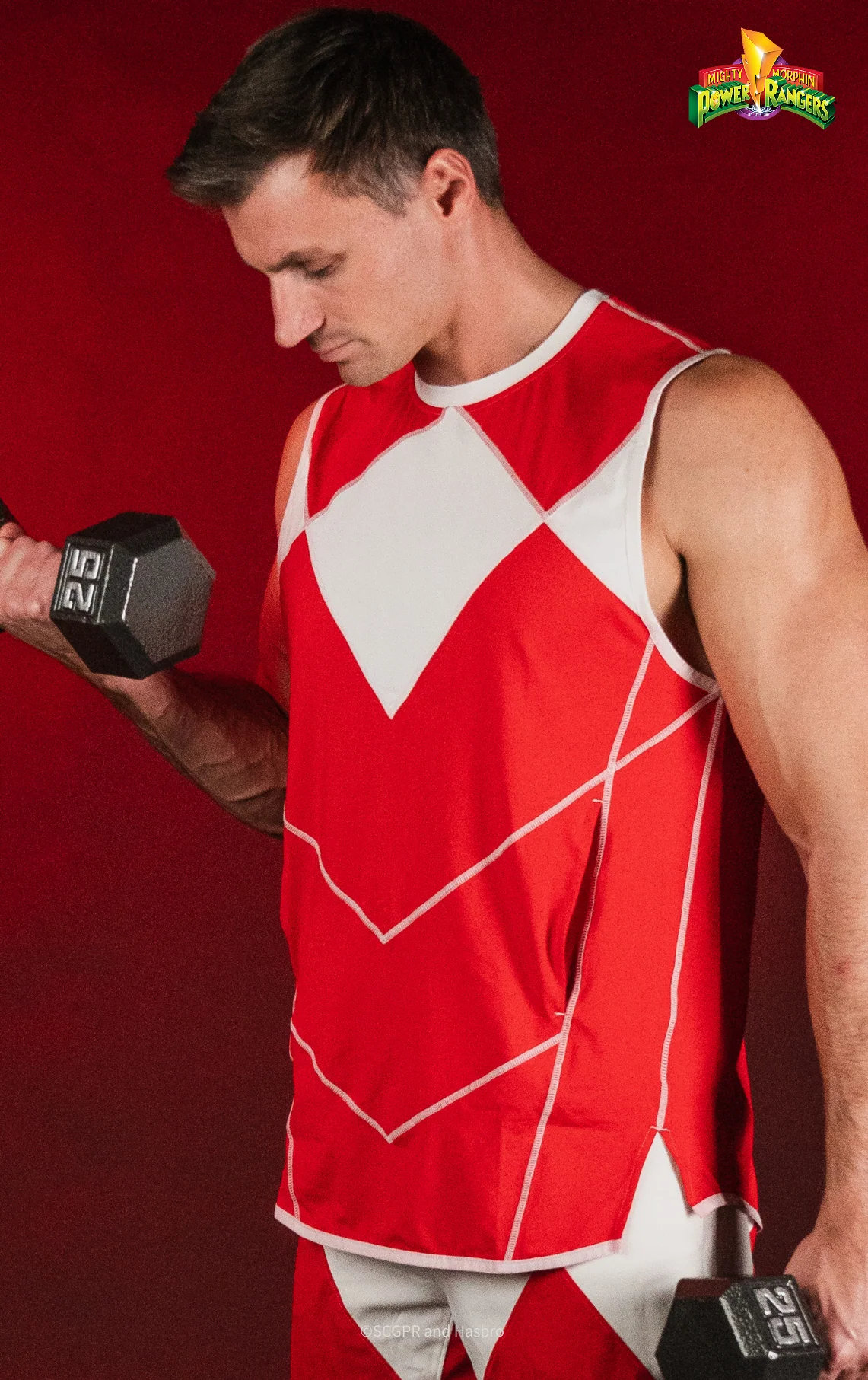 Red Ranger Performance Tank Top - Image 9