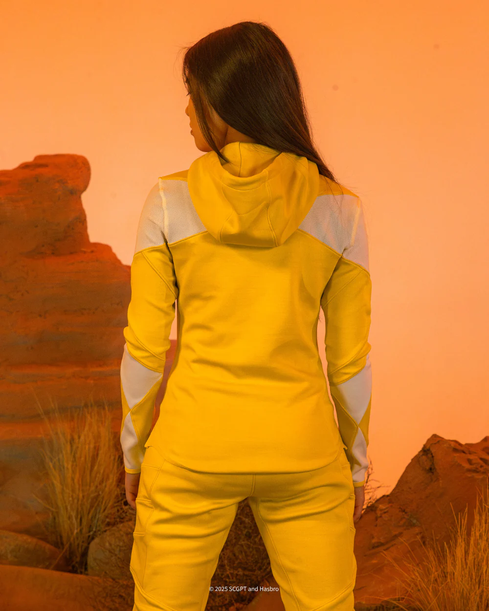 Yellow Ranger Women's Limited Edition Performance Pullover Hoodie V2 - Image 3