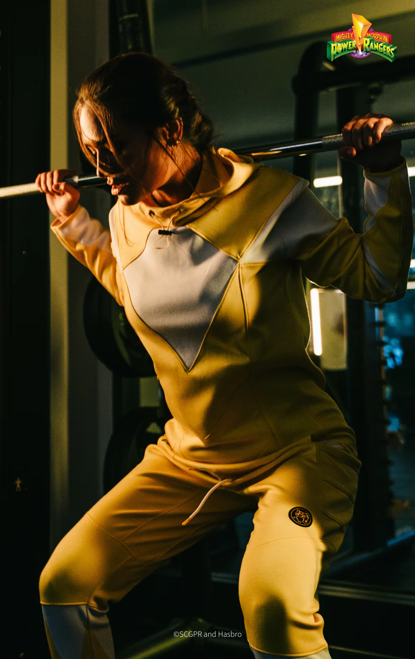 Yellow Ranger Women's Limited Edition Performance Pullover Hoodie V2 - Image 11