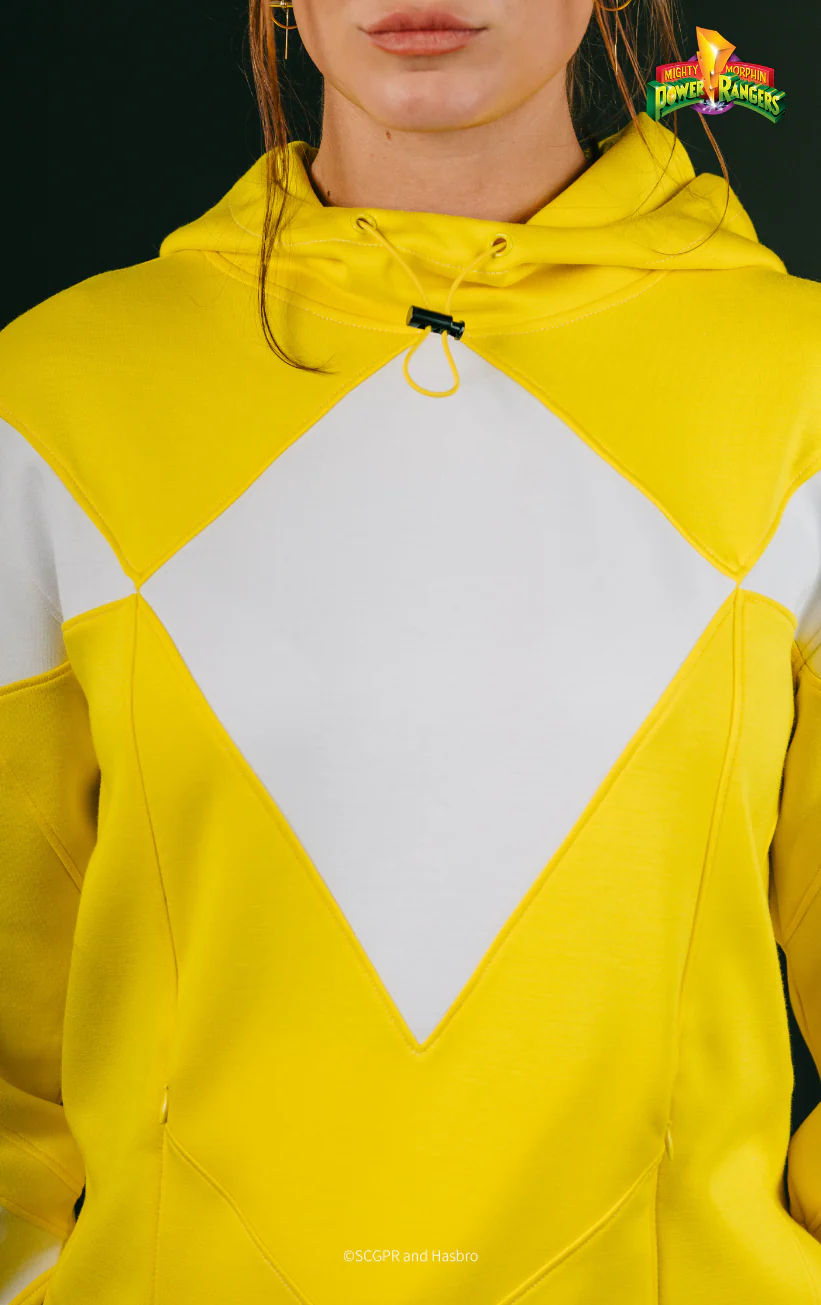 Yellow Ranger Women's Limited Edition Performance Pullover Hoodie V2 - Image 13