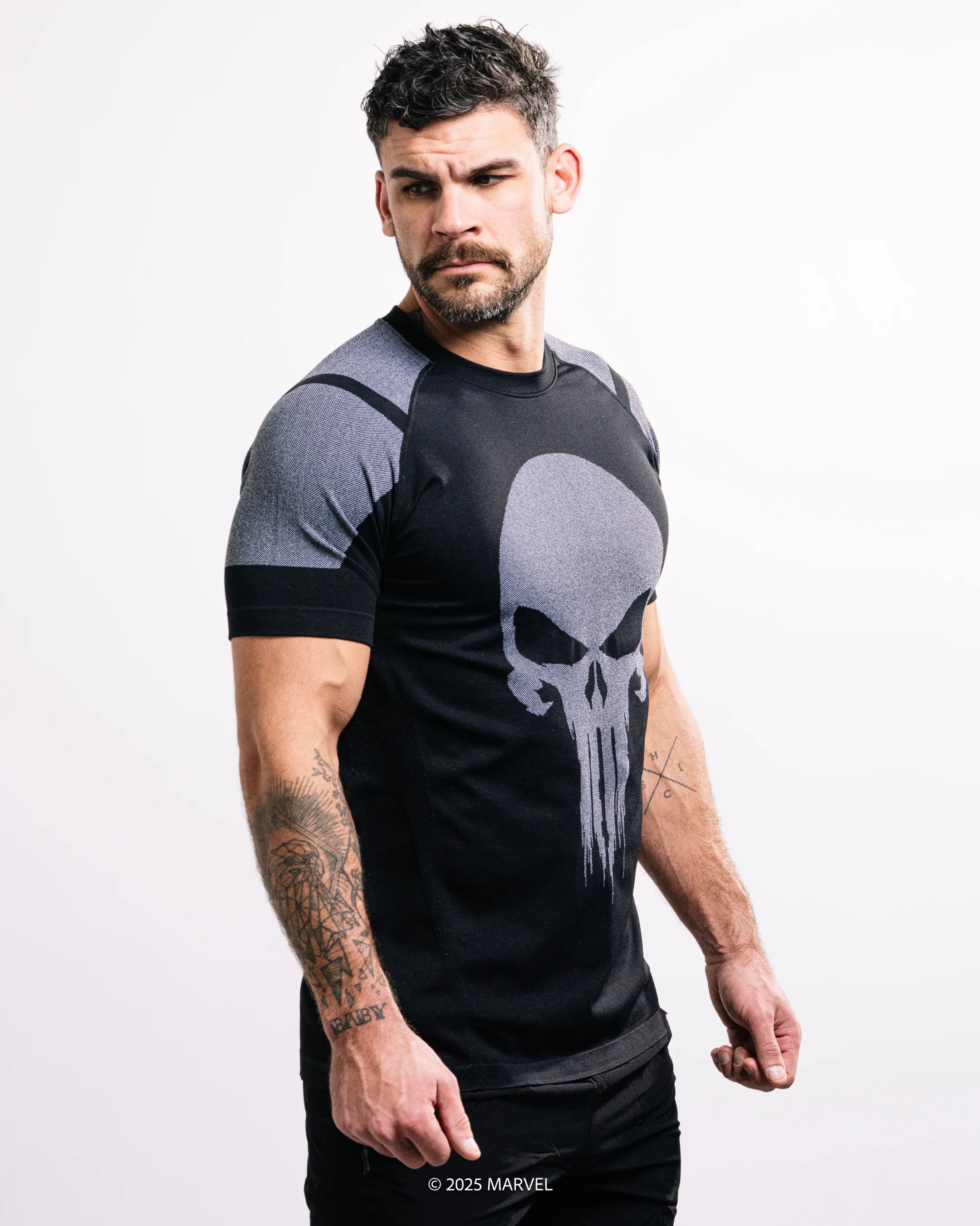 The Punisher Super Suitâ„¢ Compression Short Sleeve - Image 9