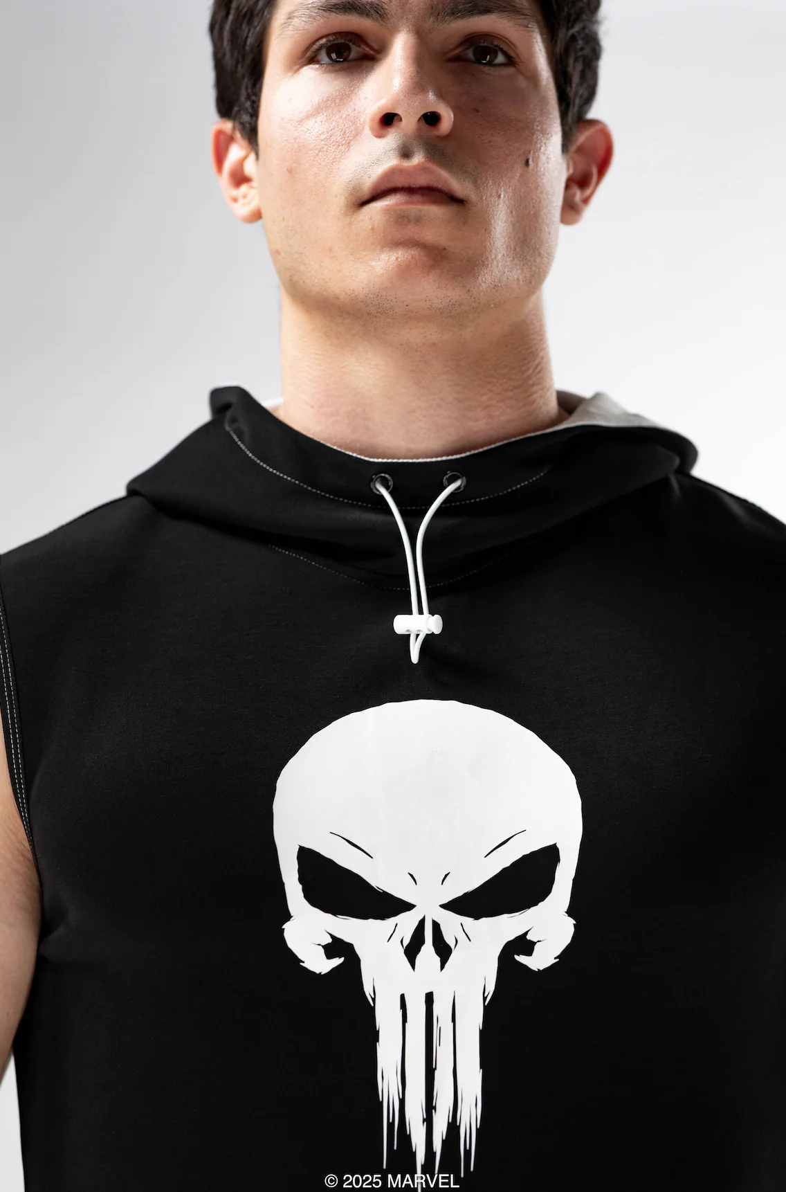 Marvel’s Punisher Performance Sleeveless Pullover Hoodie - Image 6