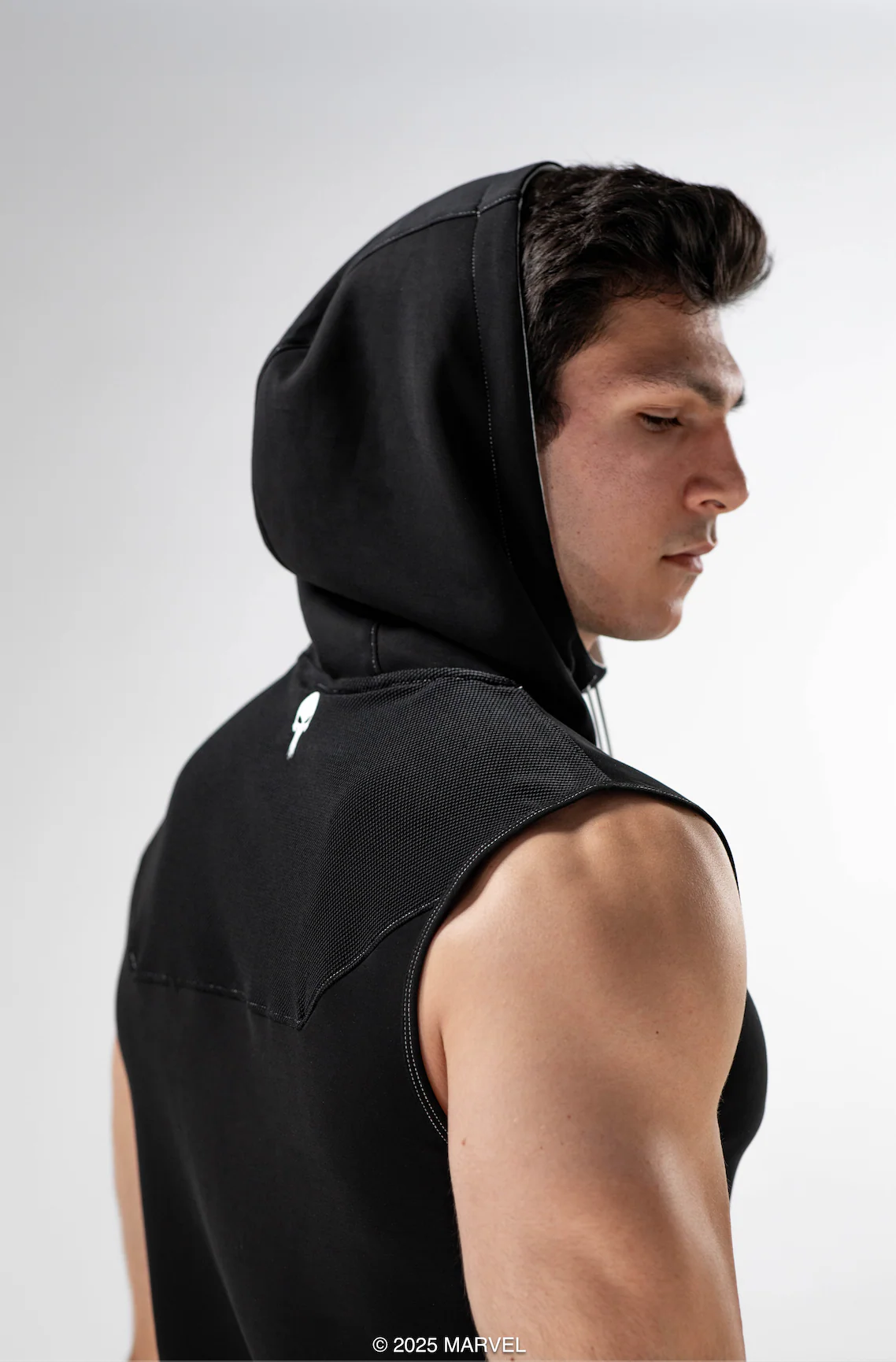 Marvel’s Punisher Performance Sleeveless Pullover Hoodie - Image 8